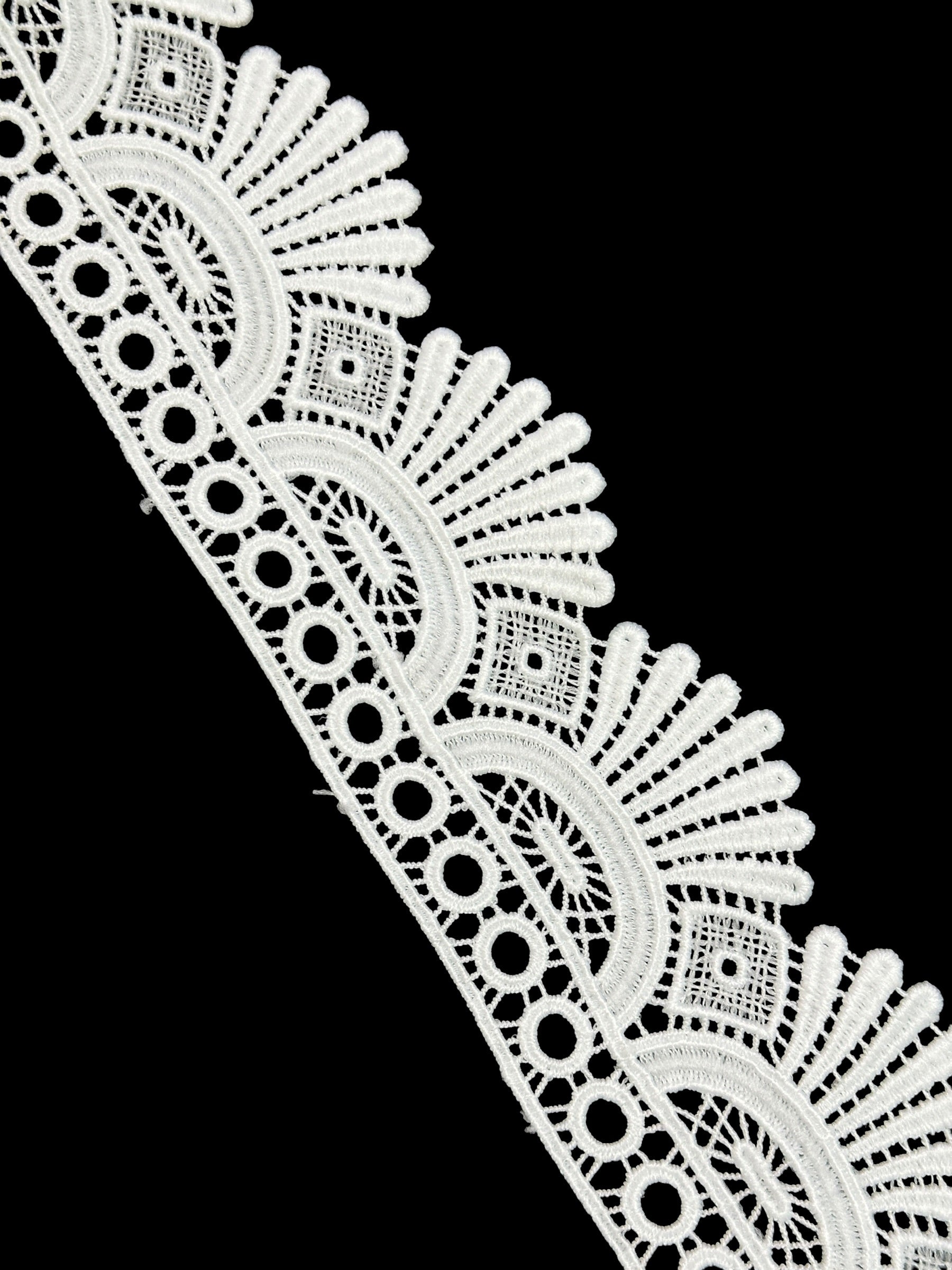 🌿 Designer 3D Milky Lace - ( L446 )