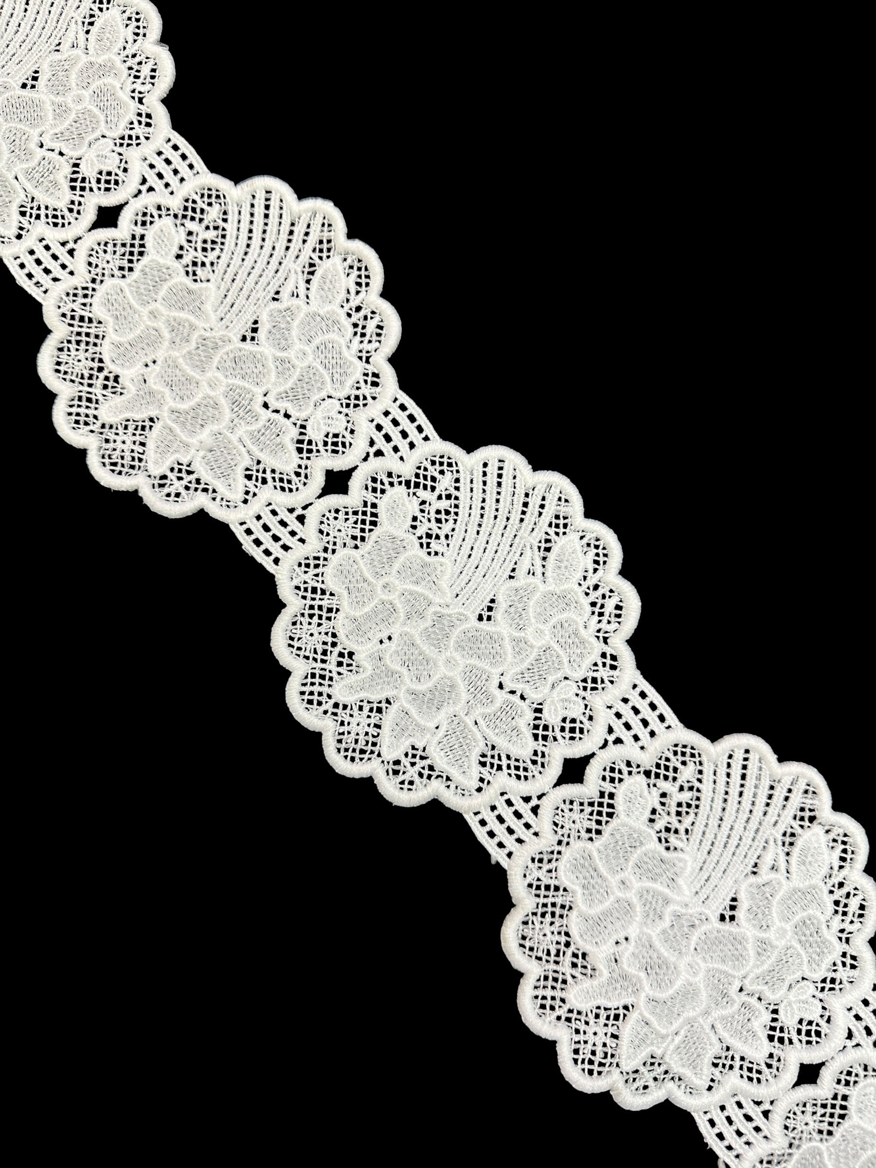 🌿 Designer 3D Milky Lace - ( L467 )