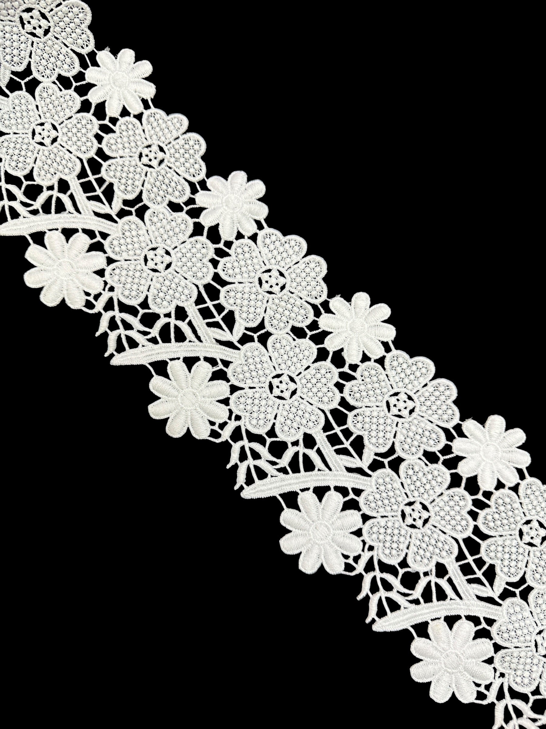 🌿 Designer 3D Milky Lace - ( L468 )
