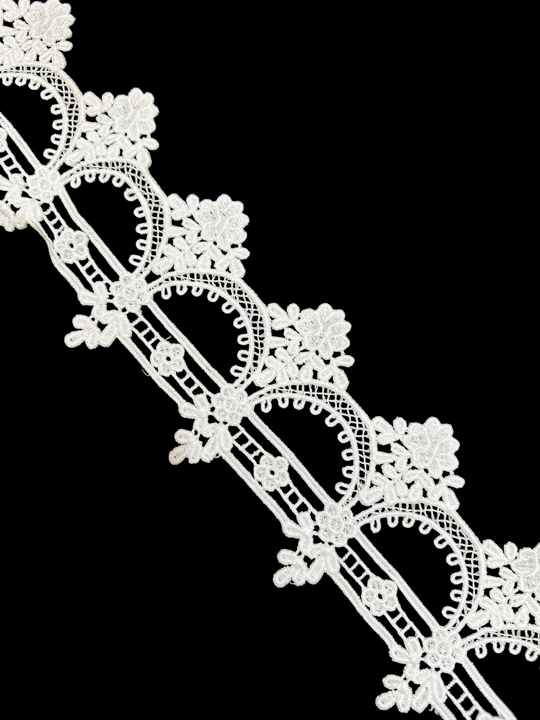 🌿 Designer 3D Milky Lace - ( L472 )