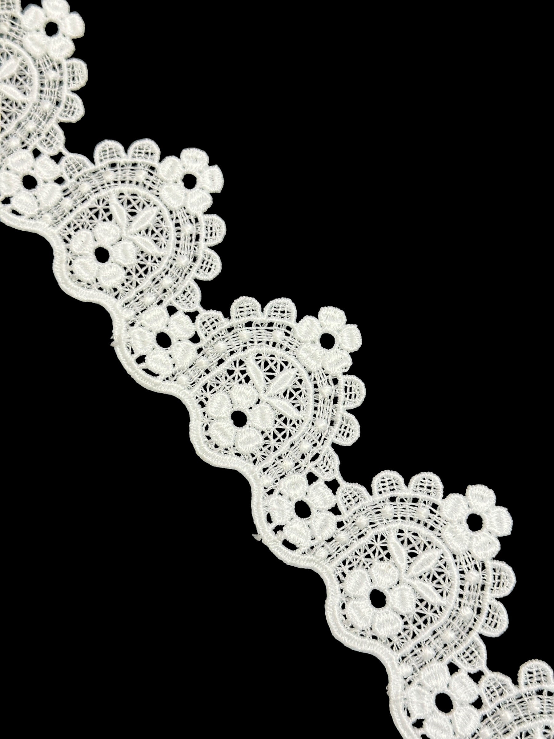 🌿 Designer 3D Milky Lace - ( L473 )