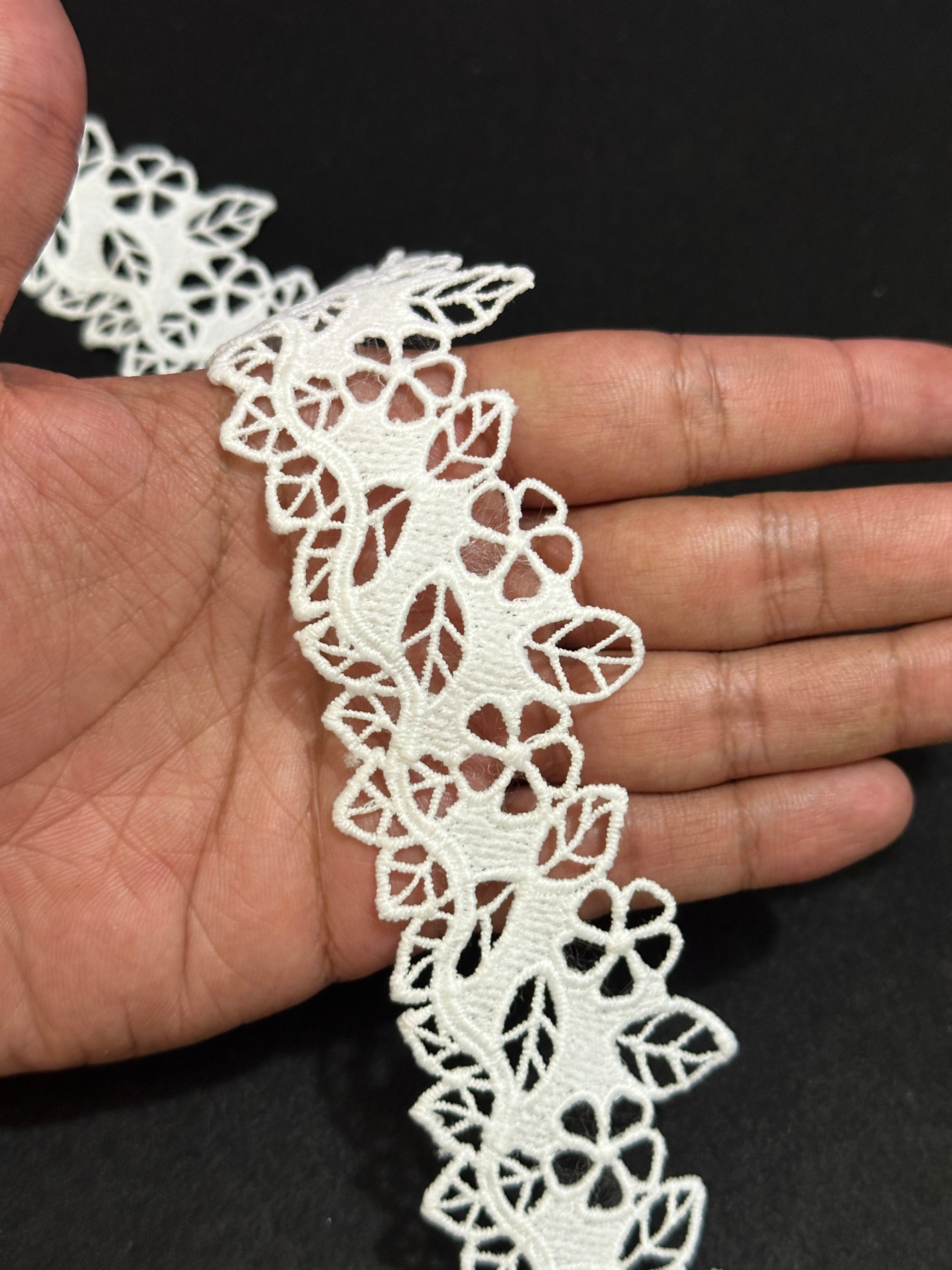 🌿 Designer 3D Milky Lace - ( L475 )
