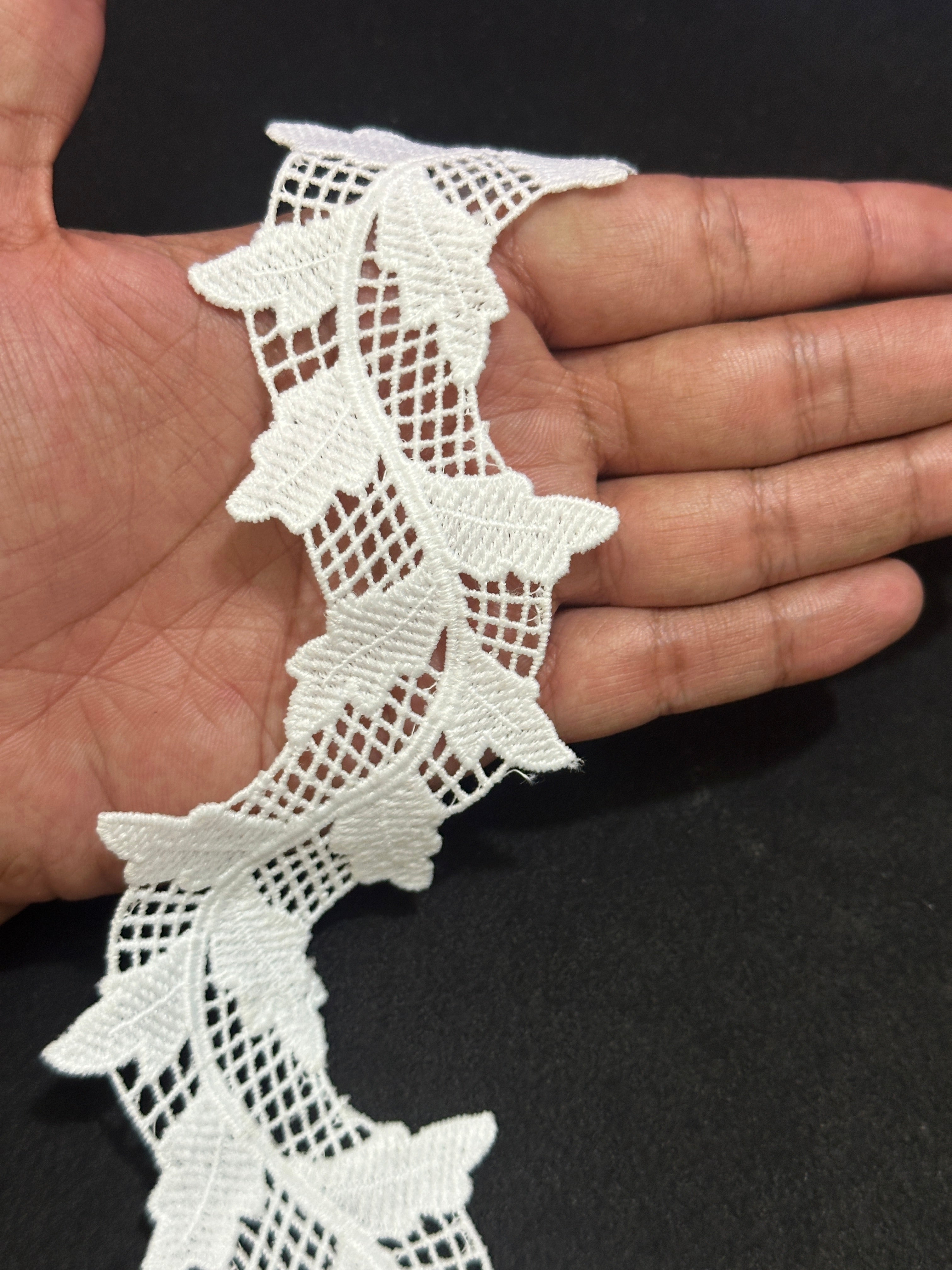 🌿 Designer 3D Milky Lace - ( L476 )