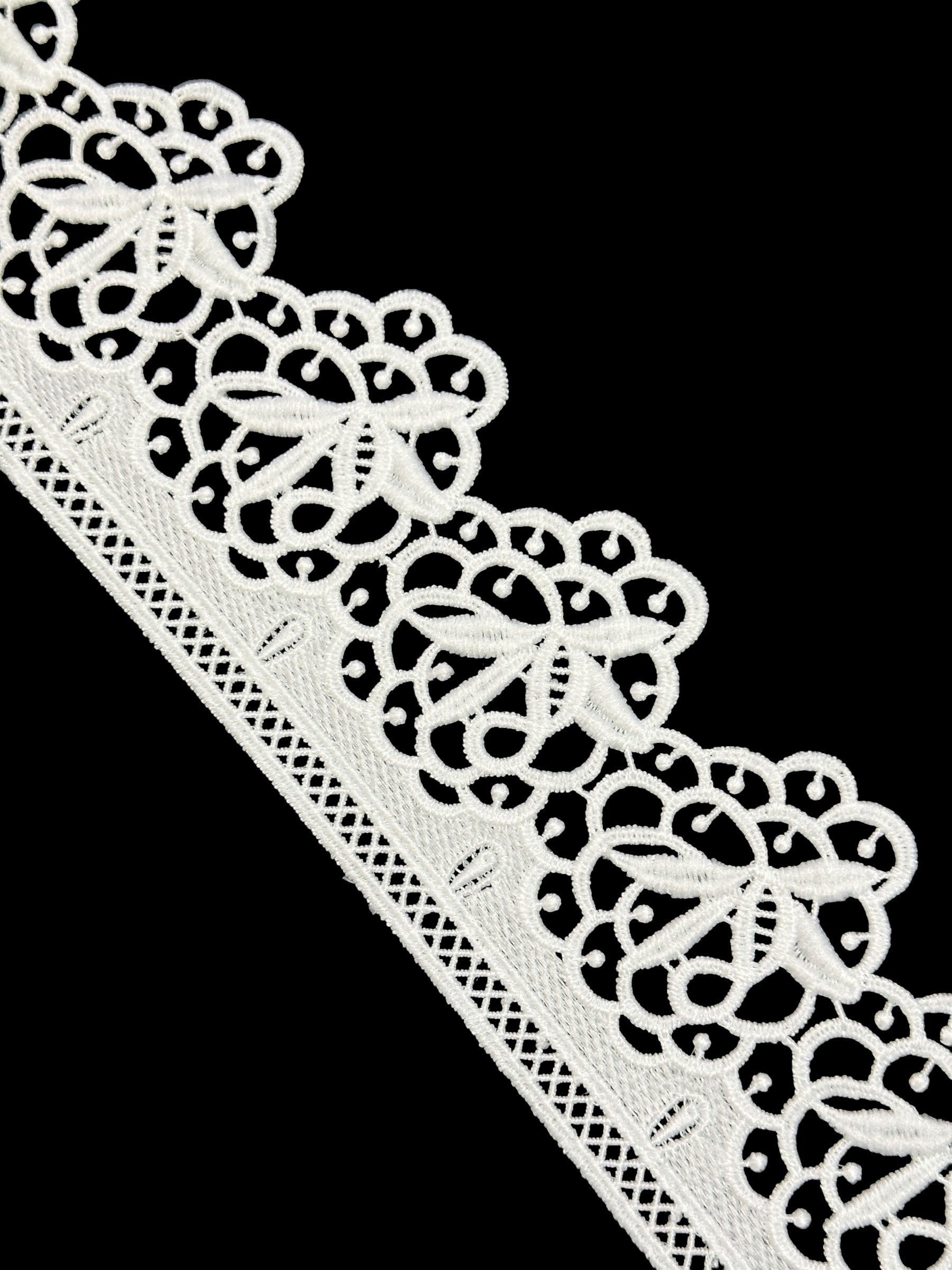 🌿 Designer 3D Milky Lace - ( L479 )
