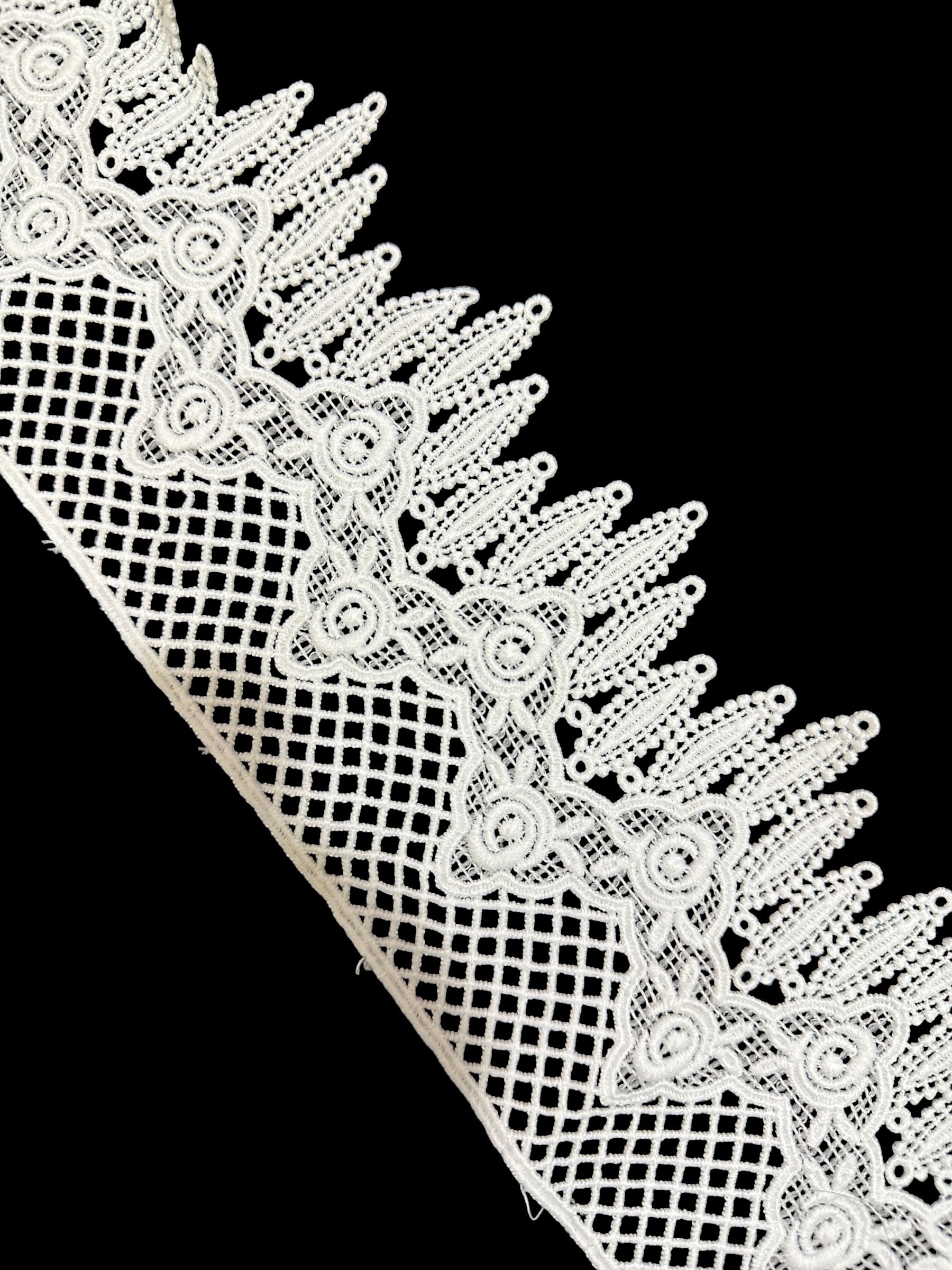 🌿 Designer 3D Milky Lace - ( L481 )