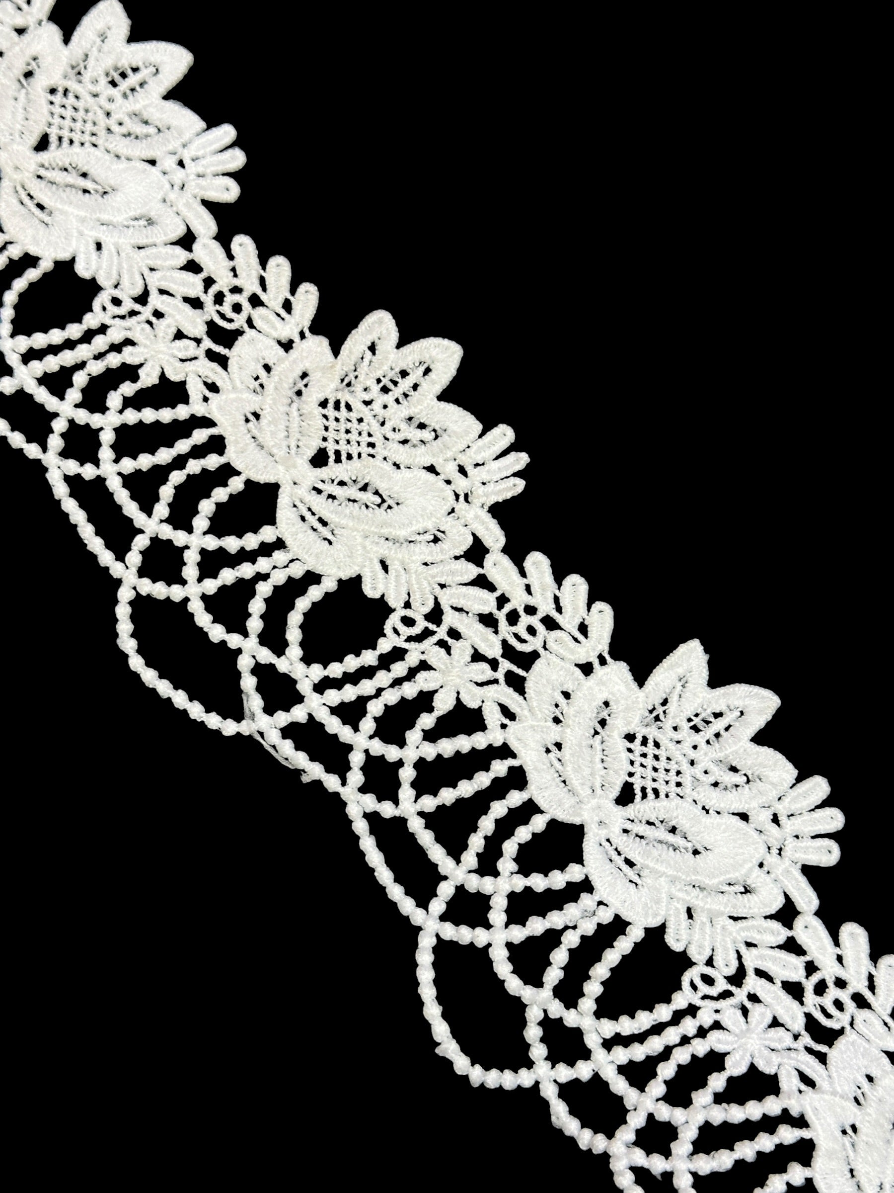 🌿 Designer 3D Milky Lace - ( L482 )