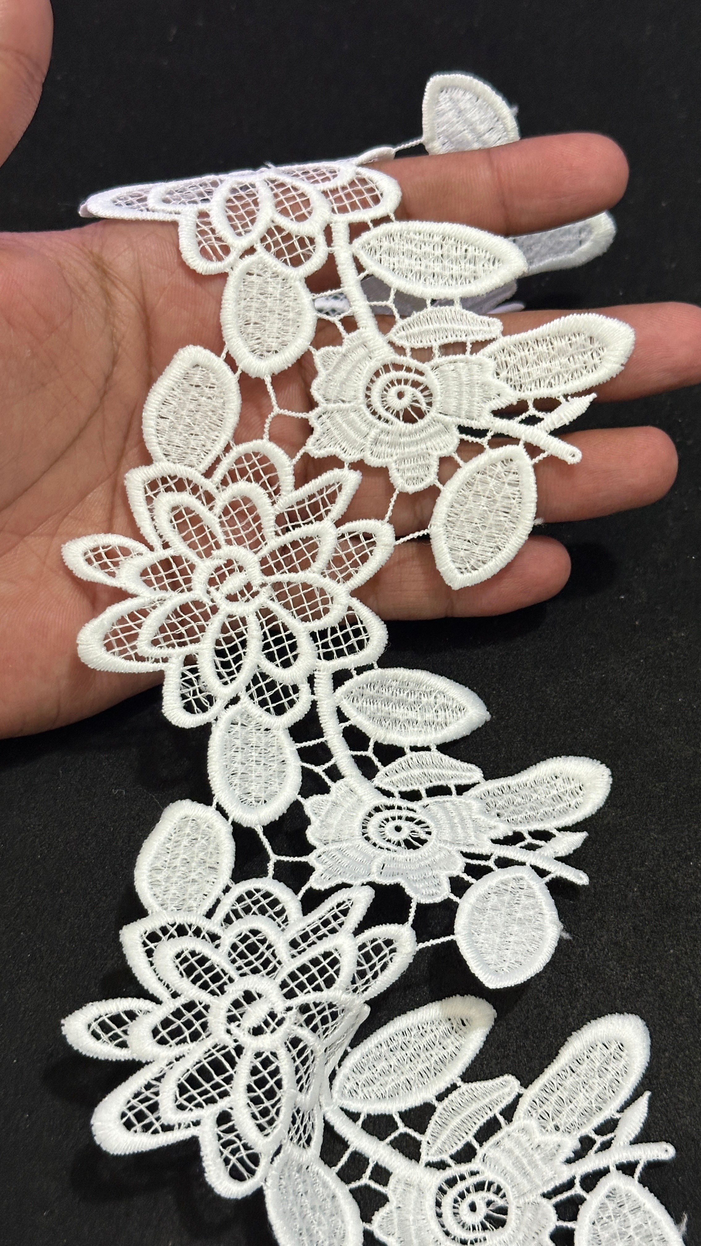 🌿 Designer 3D Milky Lace - ( L486 )