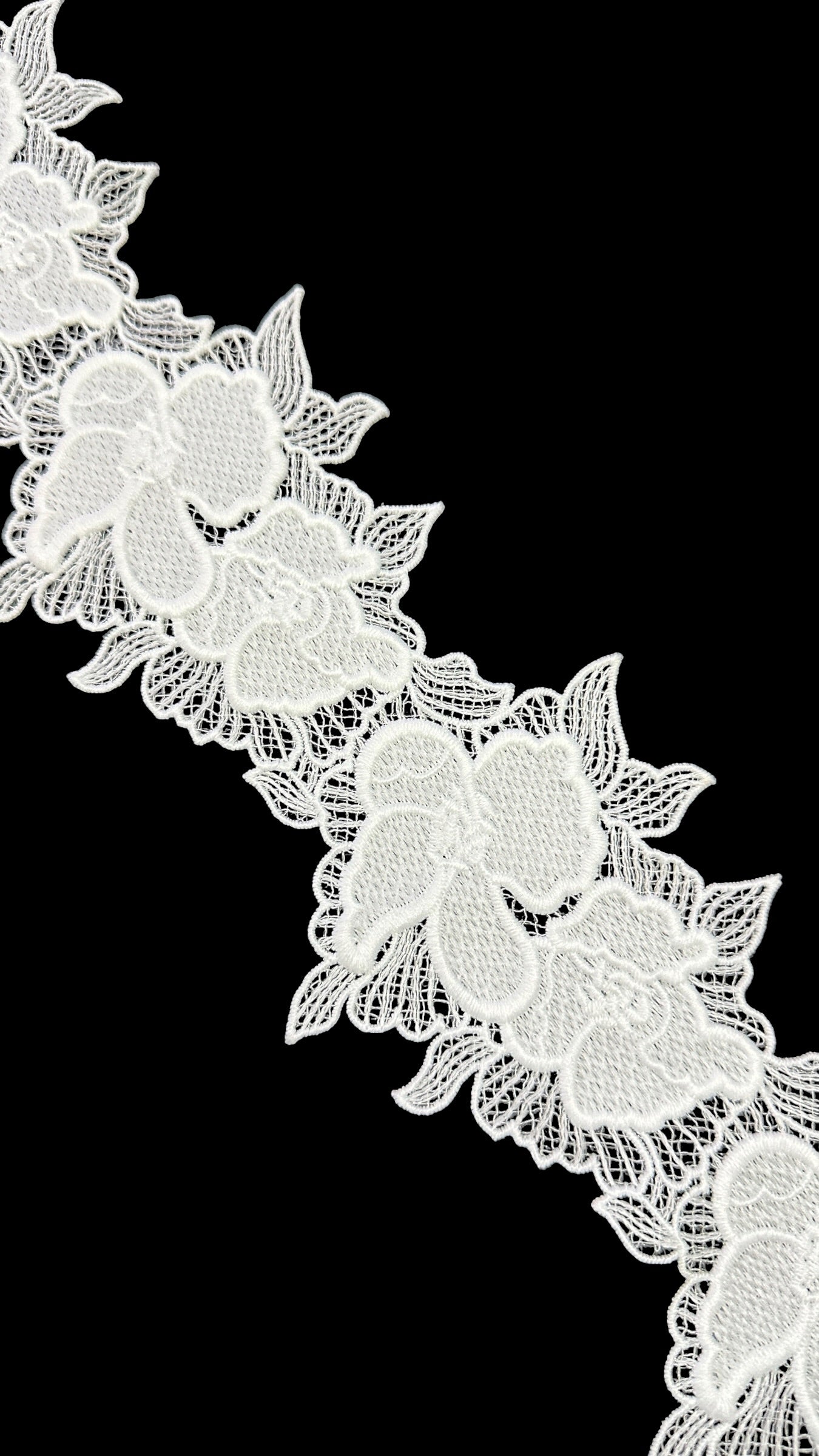 🌿 Designer 3D Milky Lace - ( L488 )