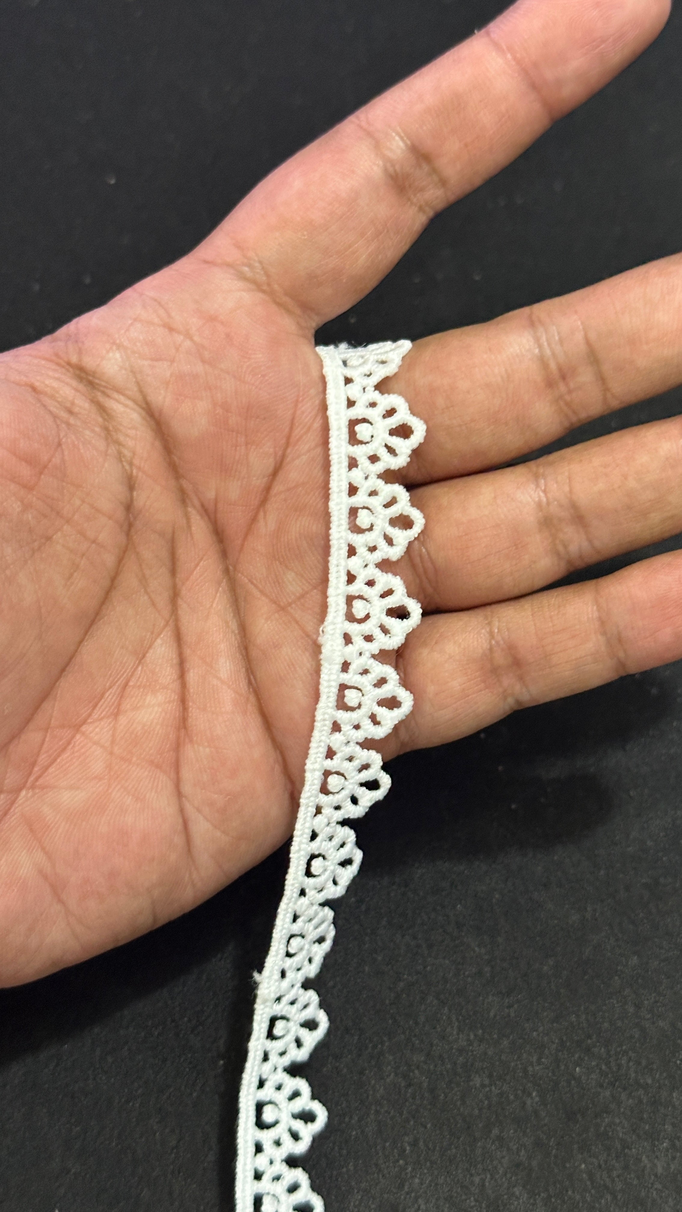 🌿Milky Lace / Dupatta Size - ( L499 )