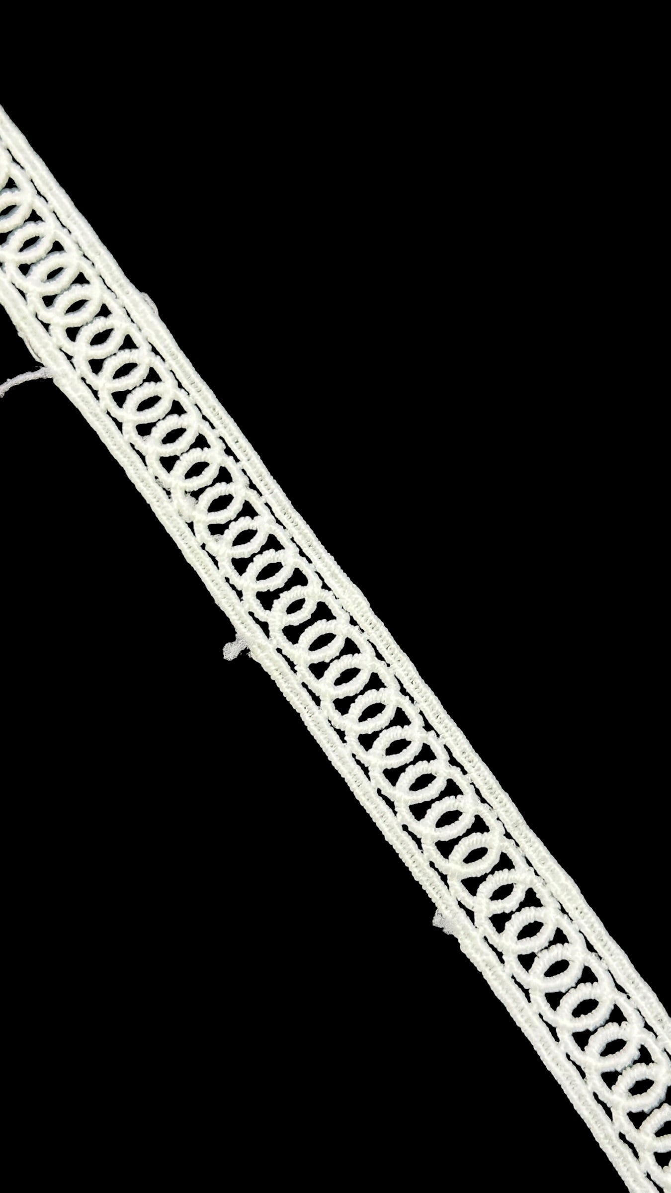 🌿 Milky Border Lace Feeta / Filling –  ( L492 )