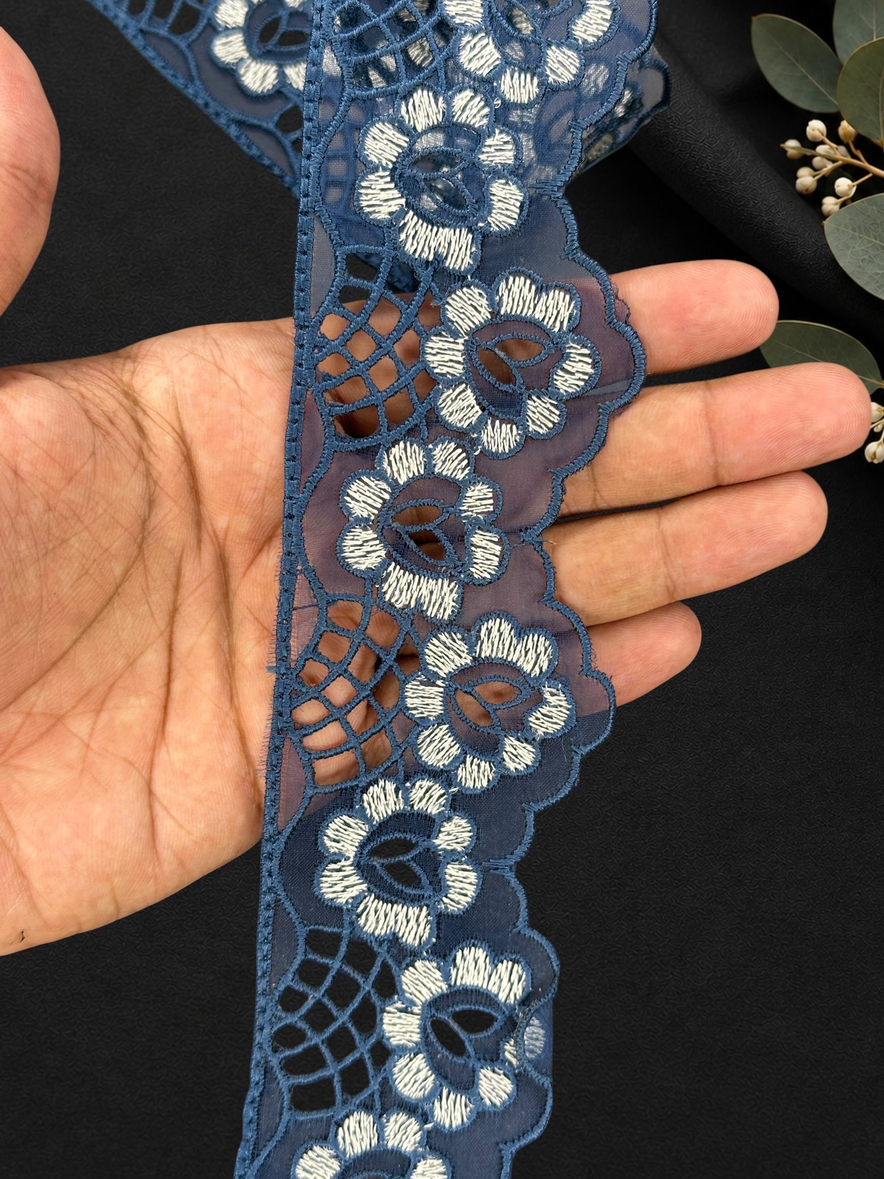 Organza Border - FL-019