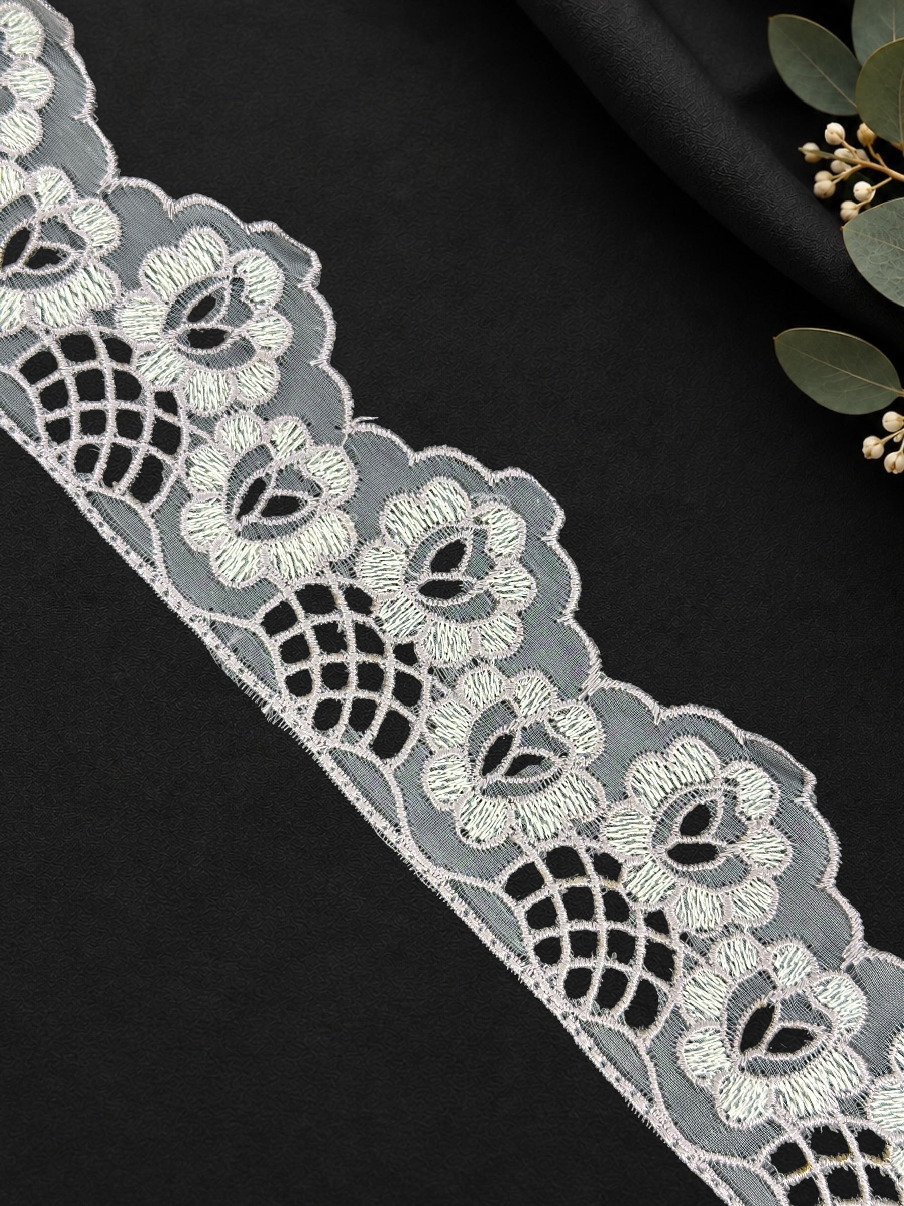 Organza Border - FL-019