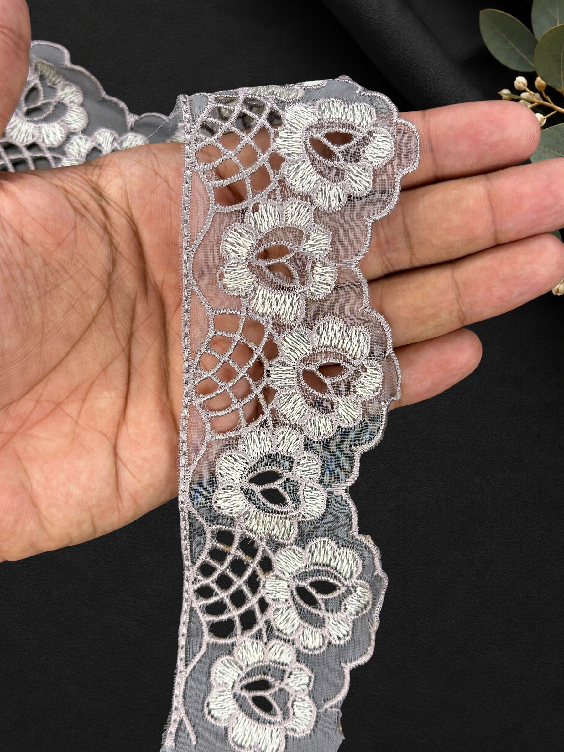 Organza Border - FL-019