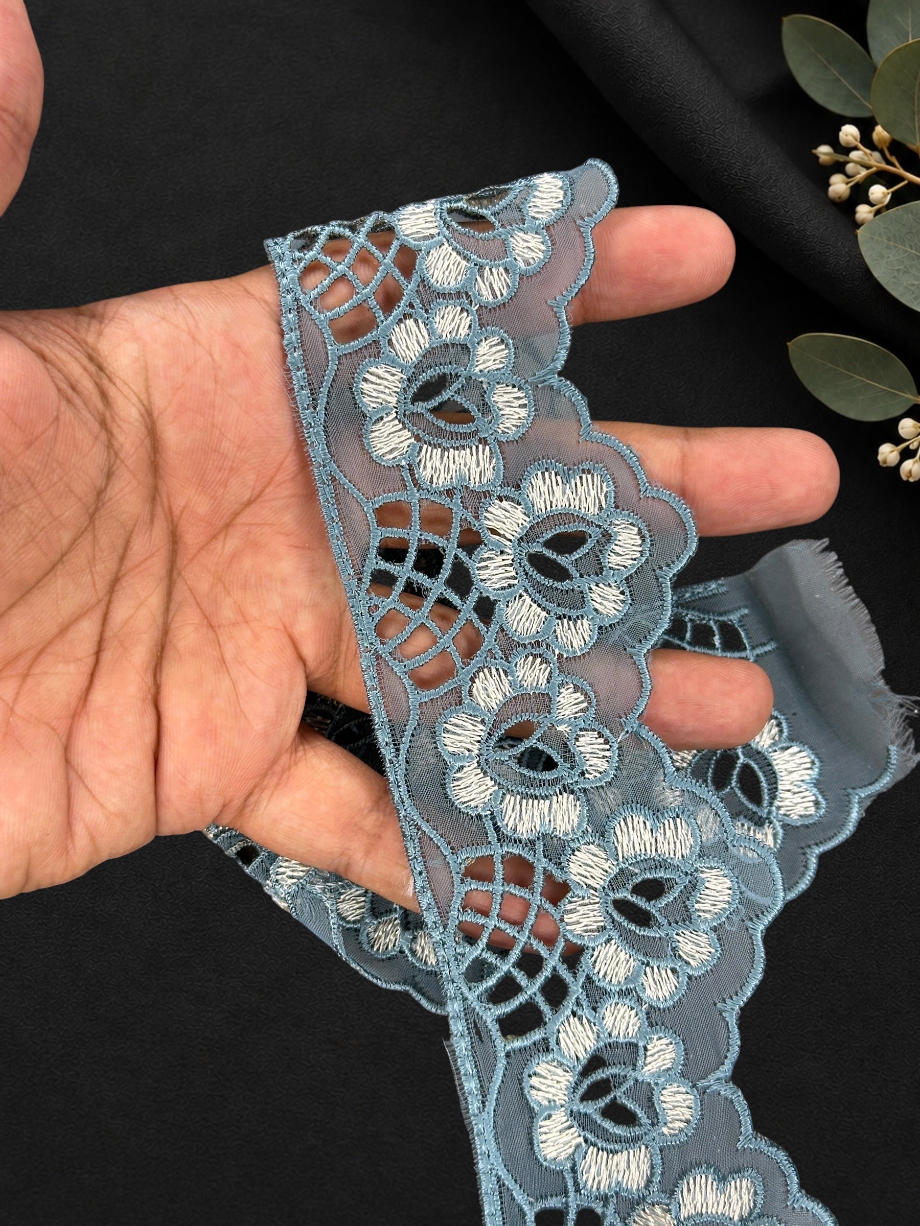 Organza Border - FL-019