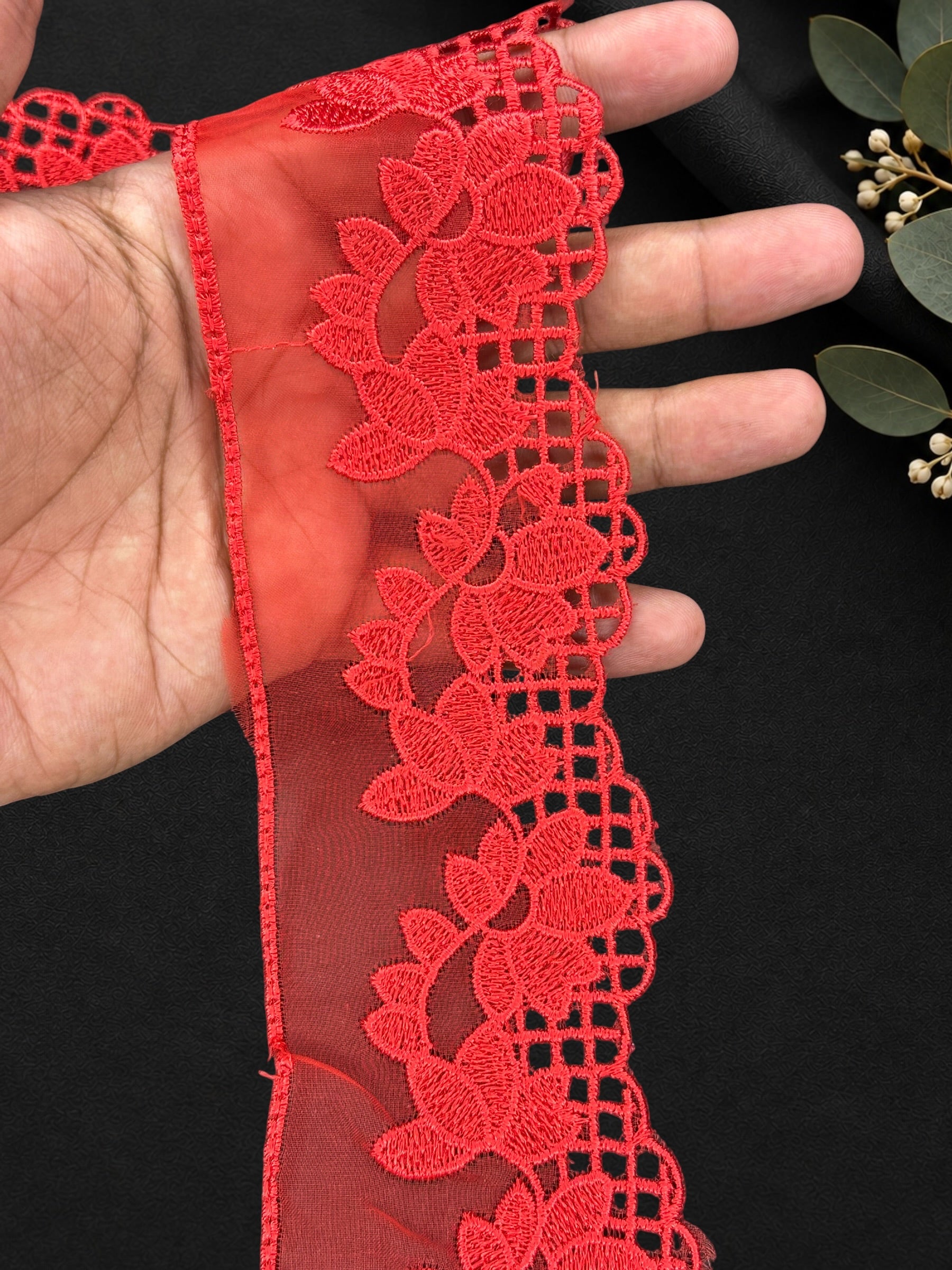 Organza Border - FL-016