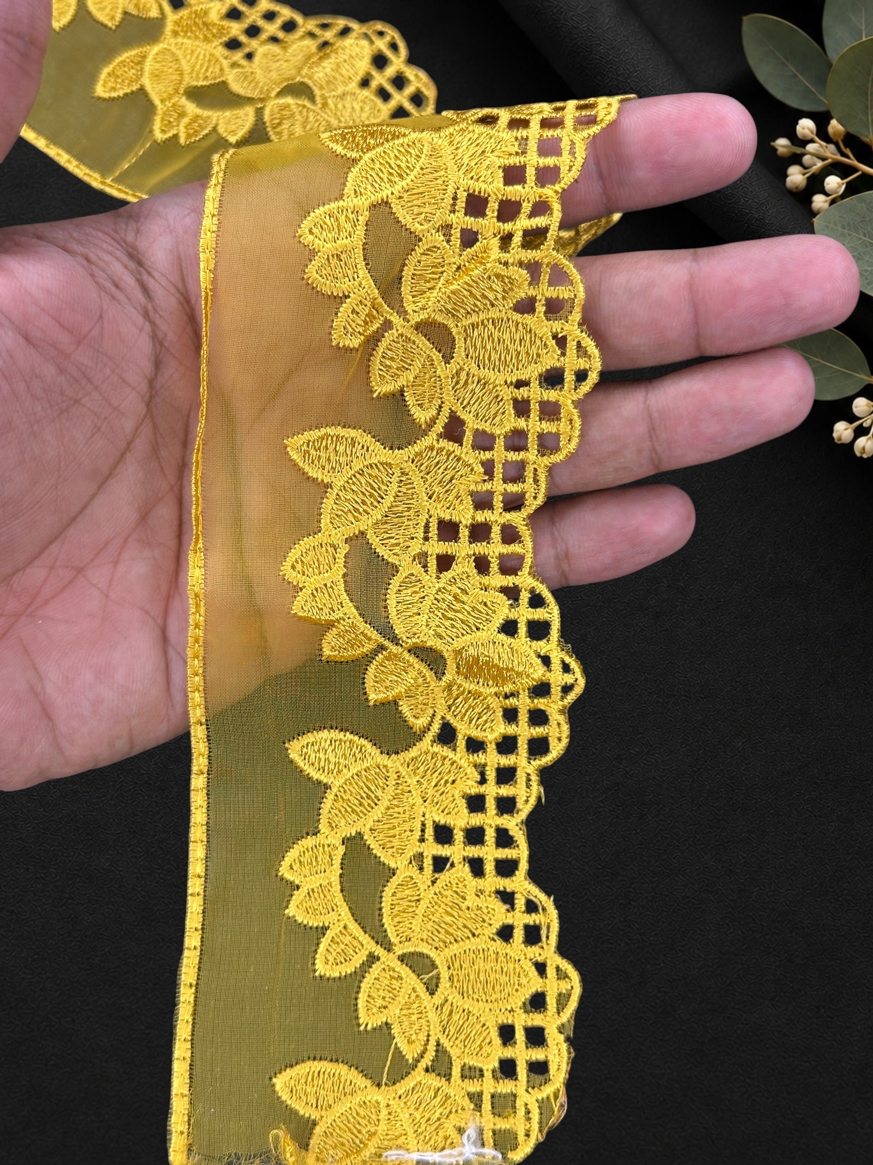 Organza Border - FL-016