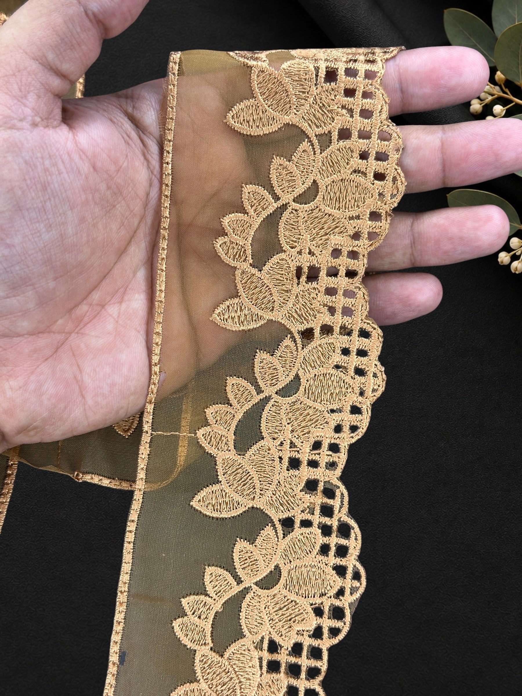 Organza Border - FL-016