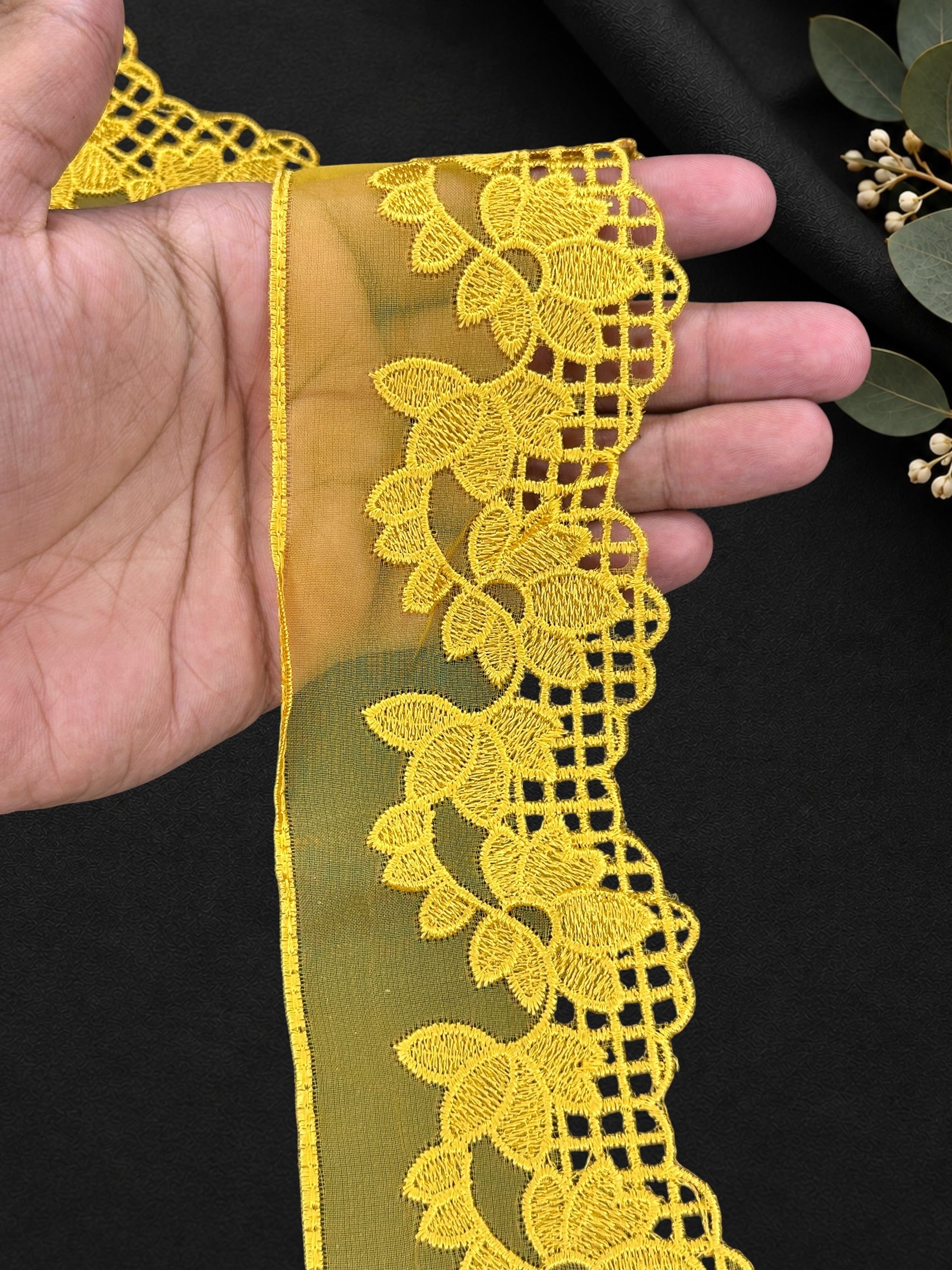 Organza Border - FL-017