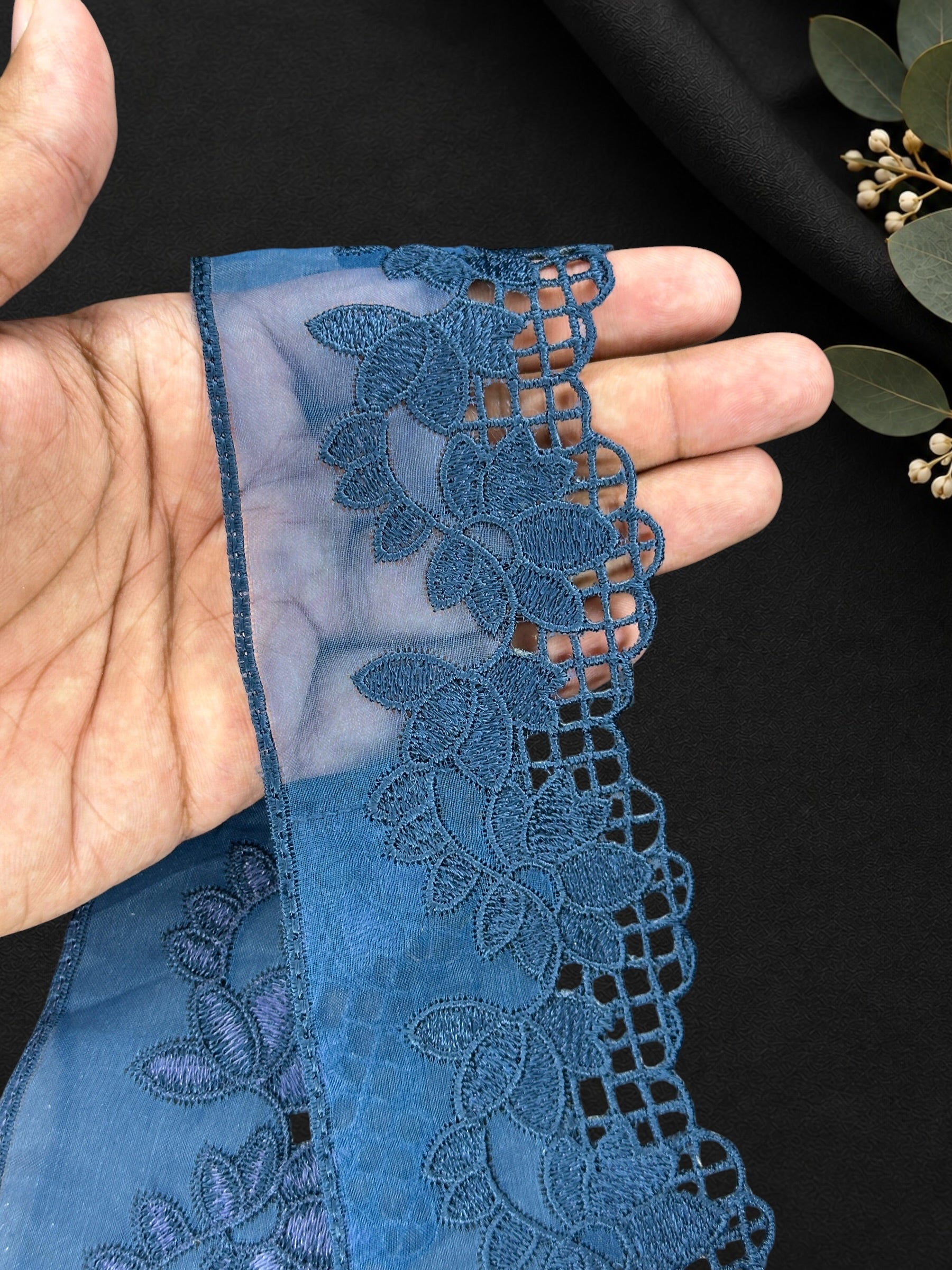 Organza Border - FL-018