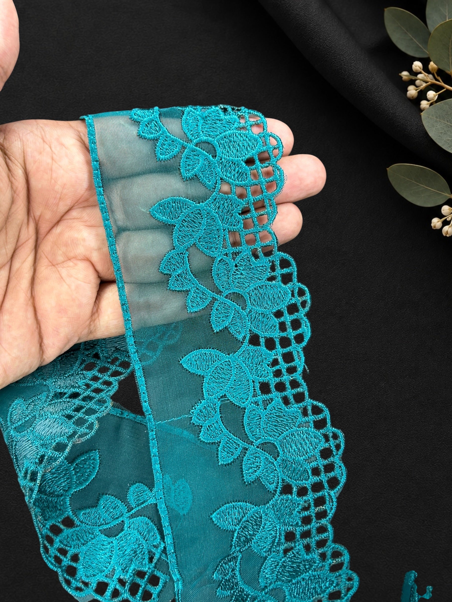 Organza Border - FL-017