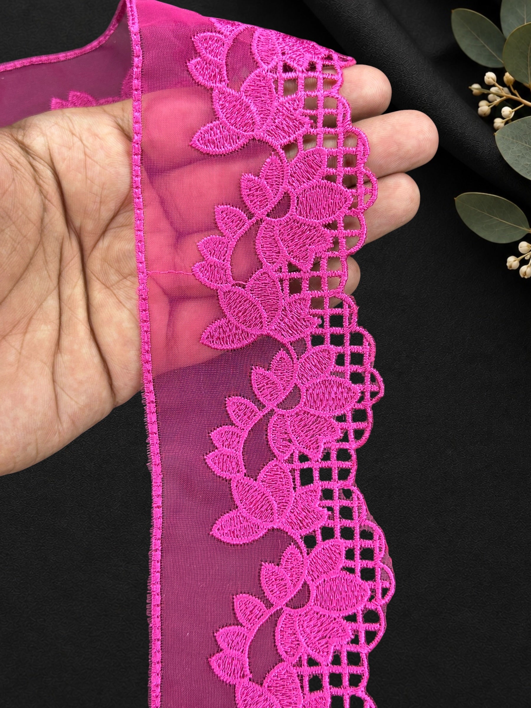 Organza Border - FL-017