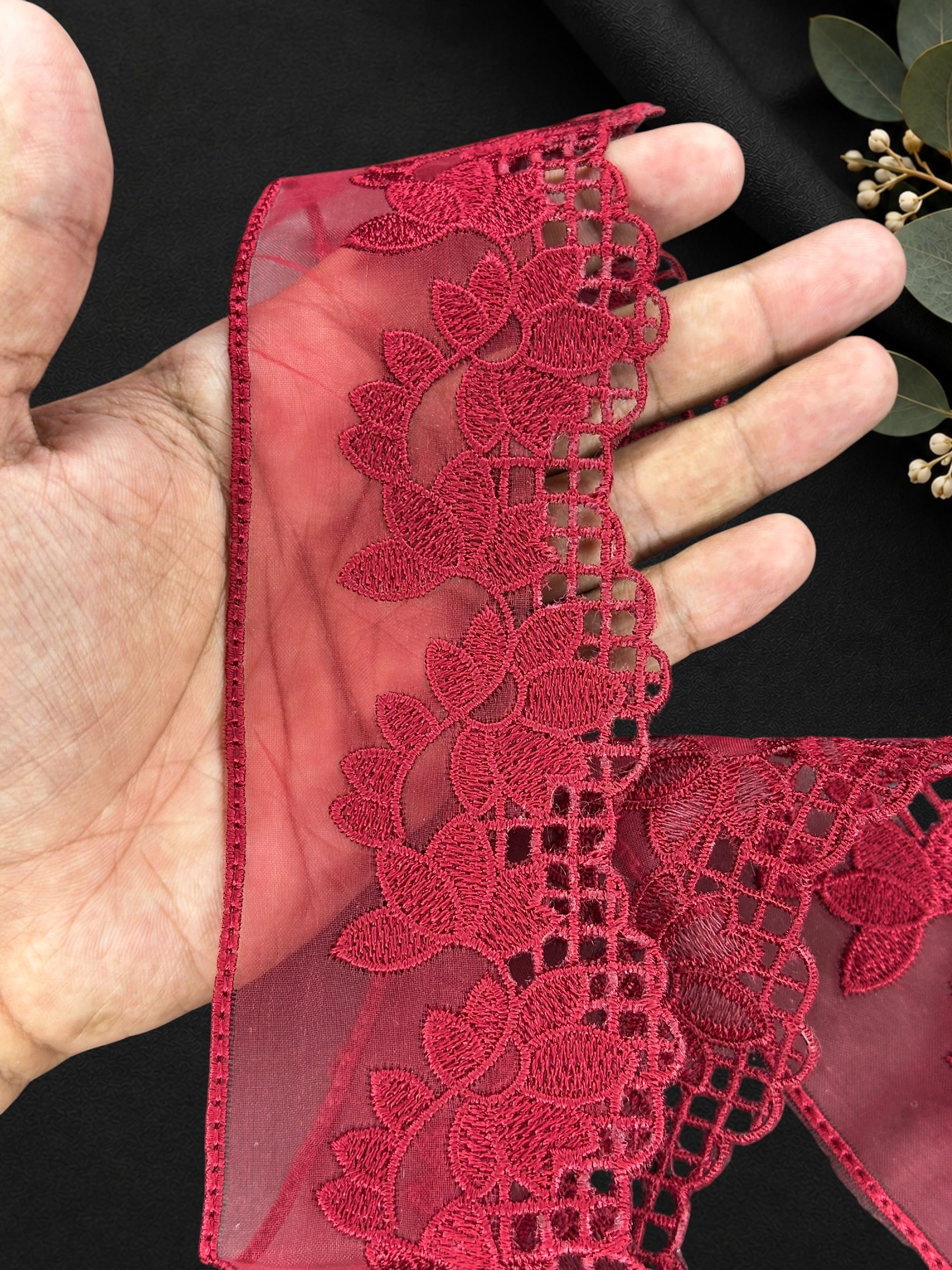 Organza Border - FL-017