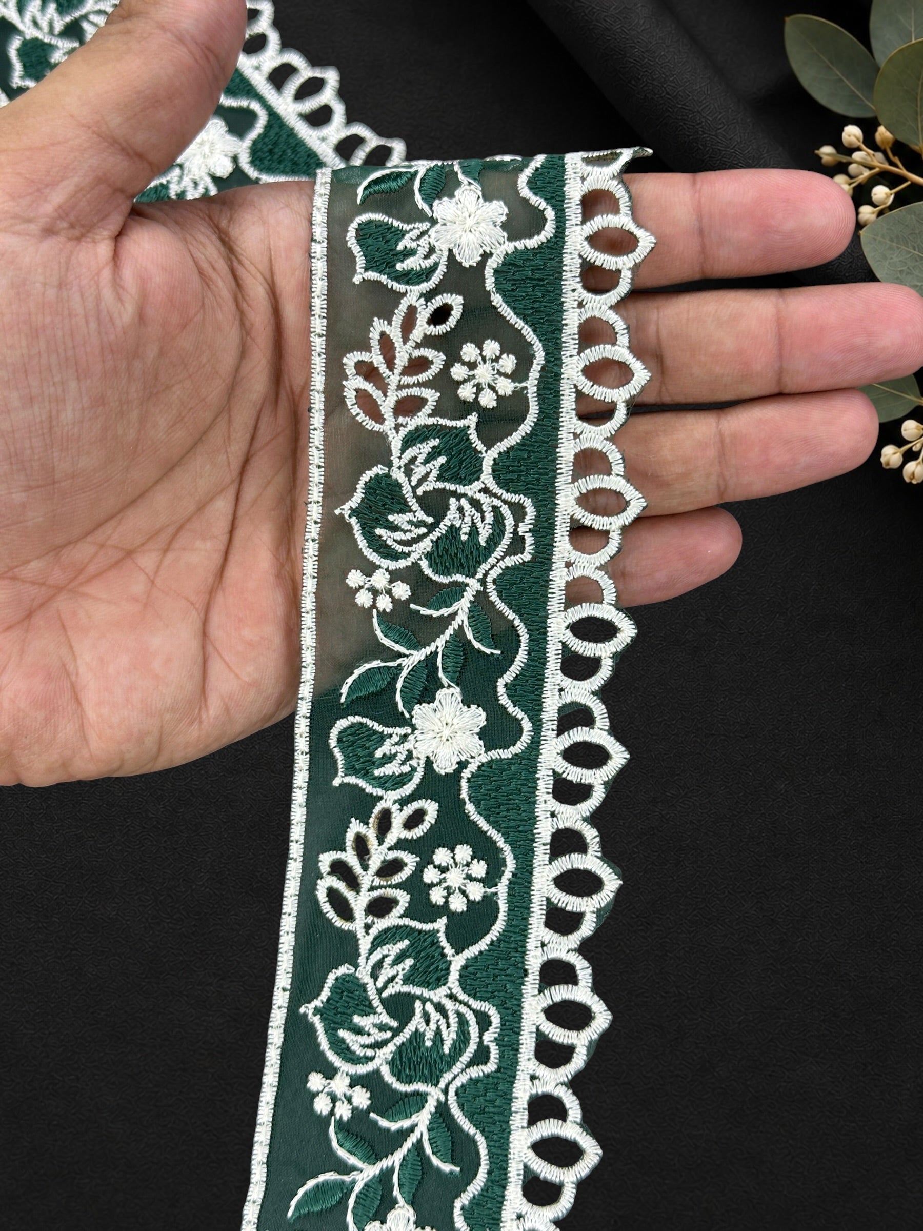 Organza Border - FL-009