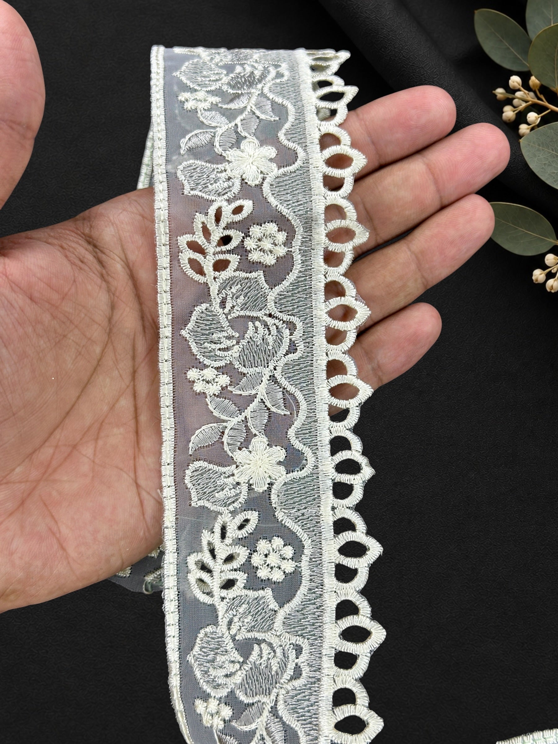 Organza Border - FL-008