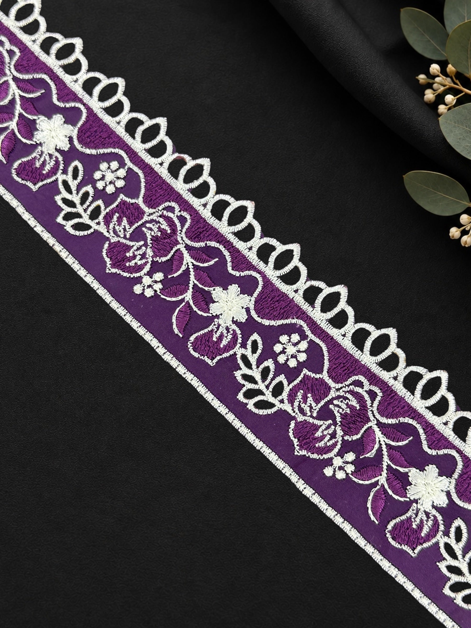 Organza Border - FL-009