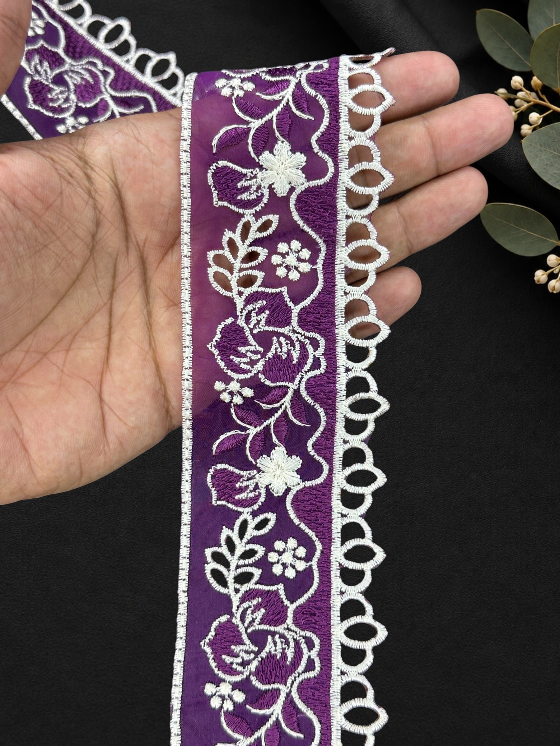 Organza Border - FL-009