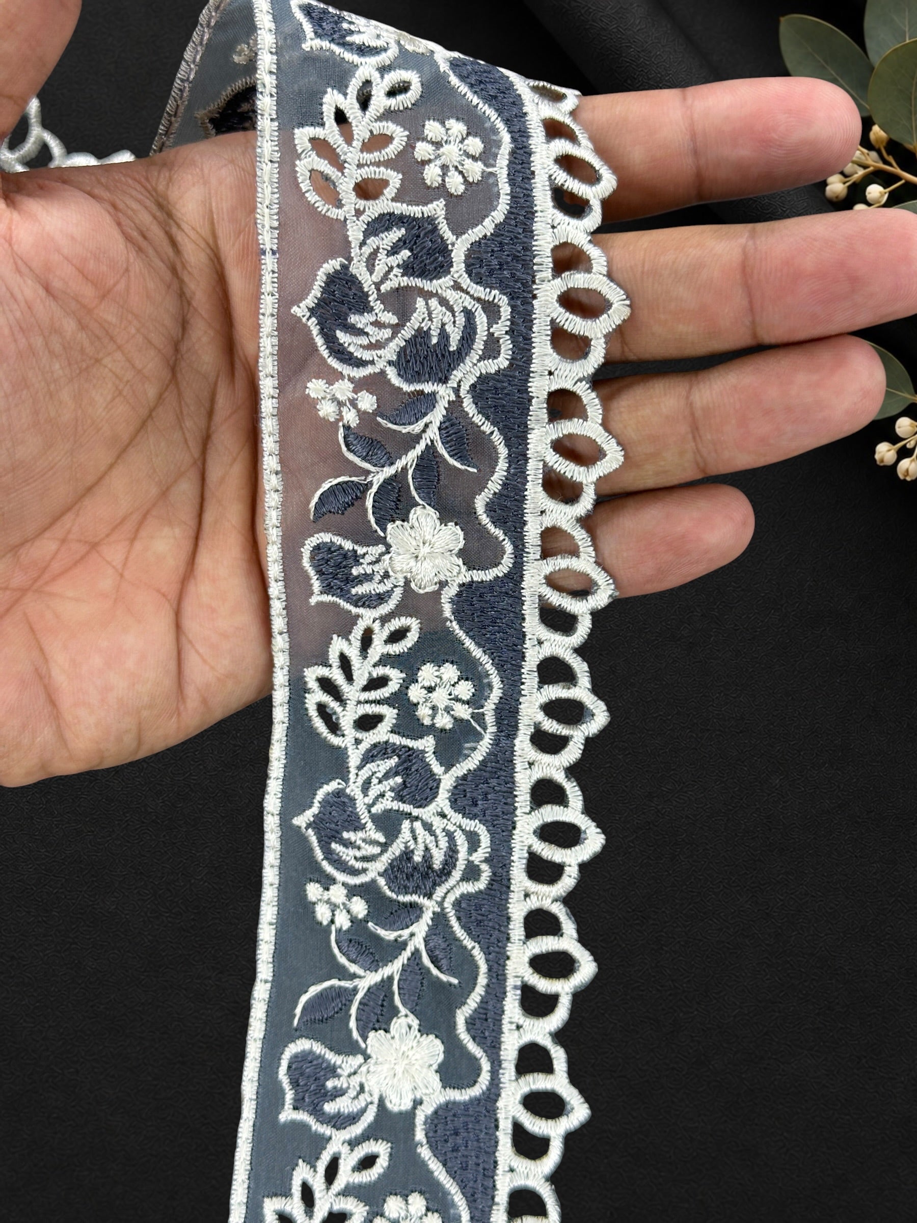 Organza Border - FL-009