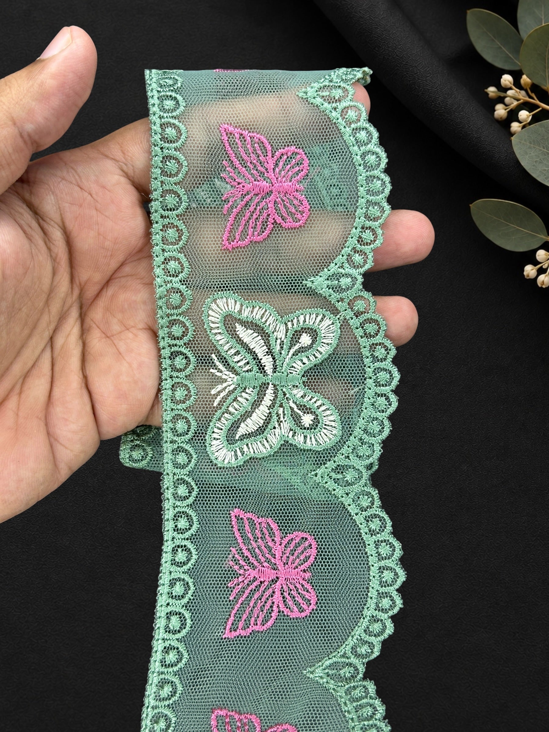 Organza Border - FL-015