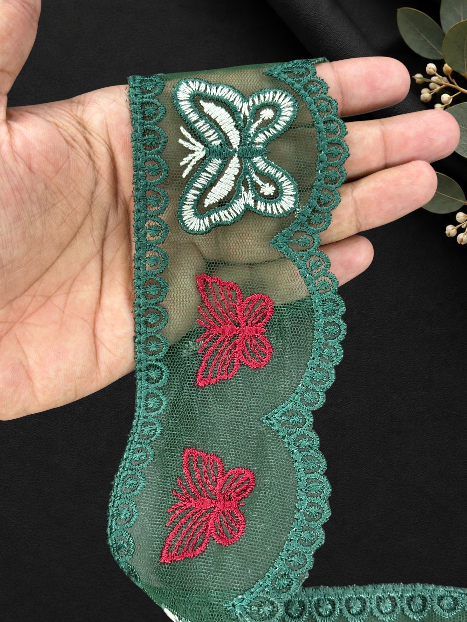 Organza Border - FL-015