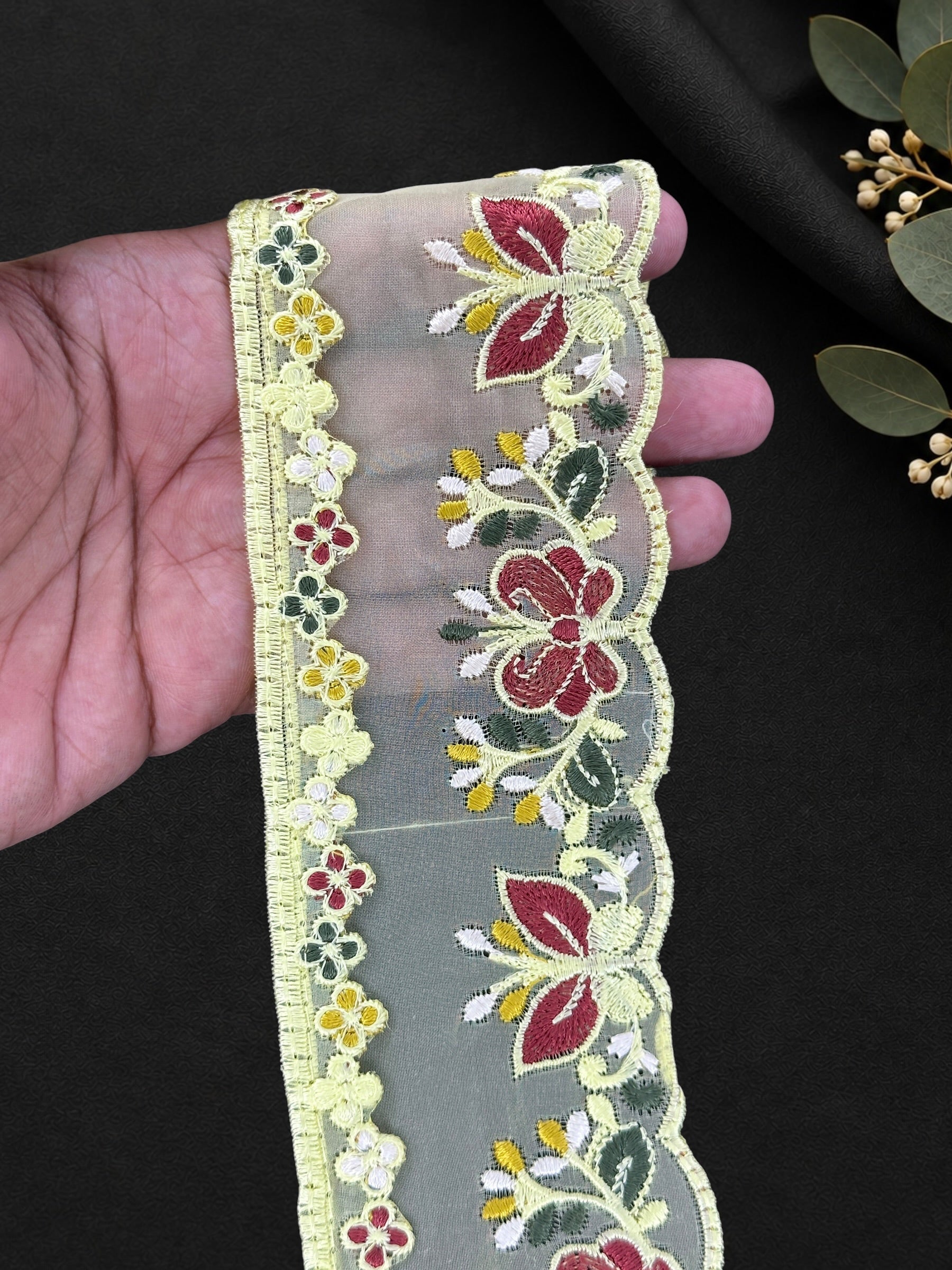 Organza Border - FL-022