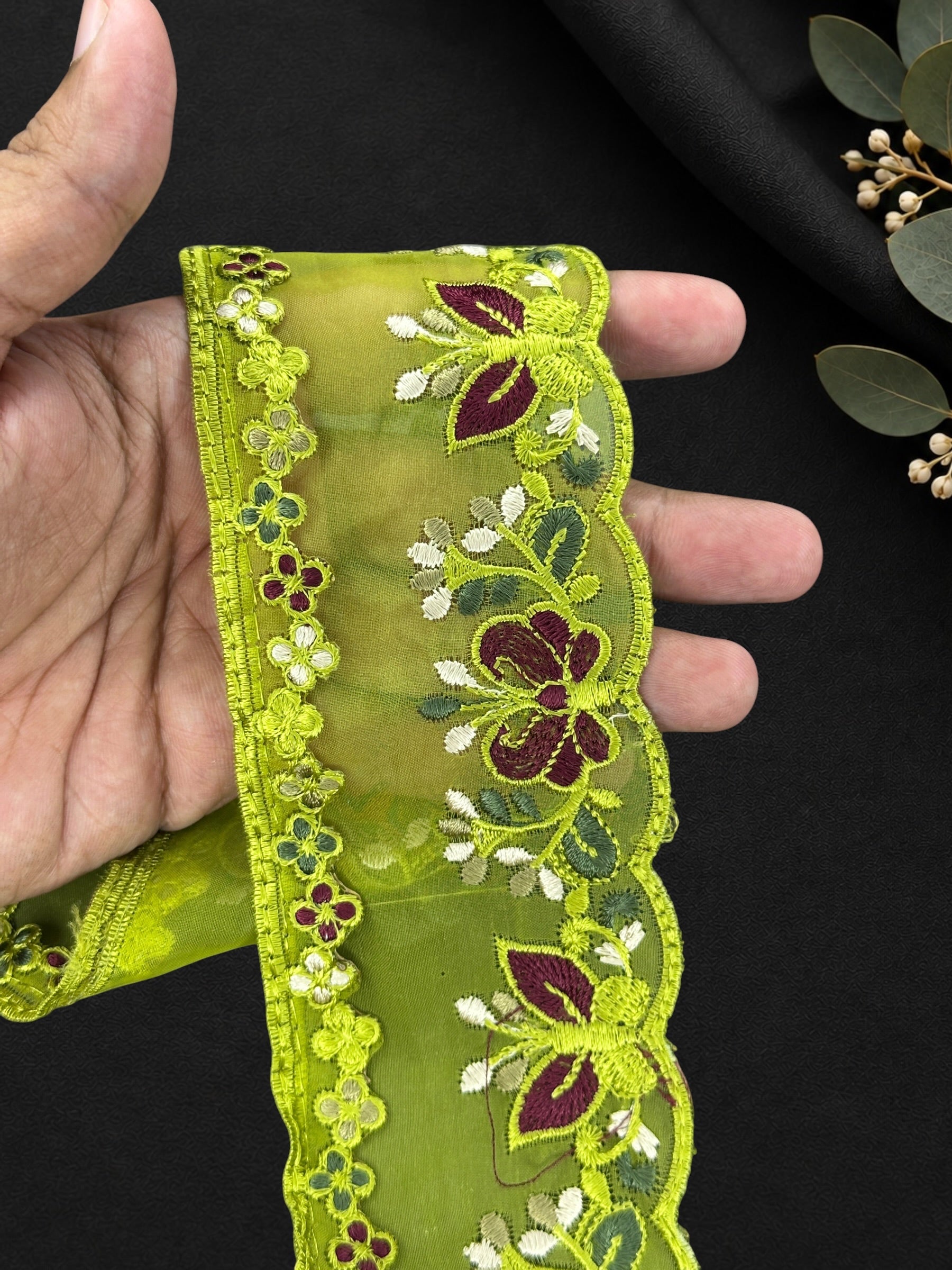 Organza Border - FL-023