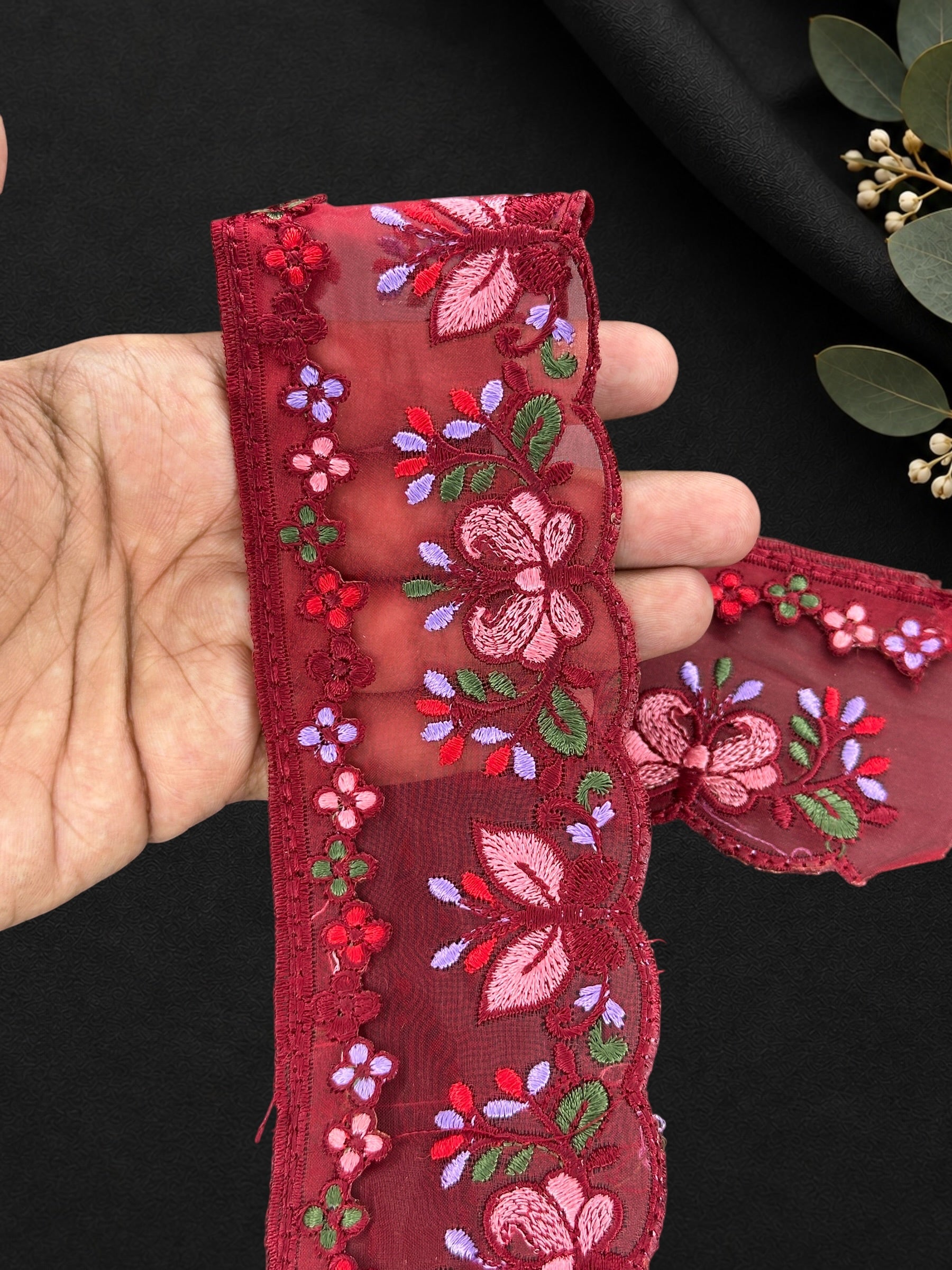 Organza Border - FL-023