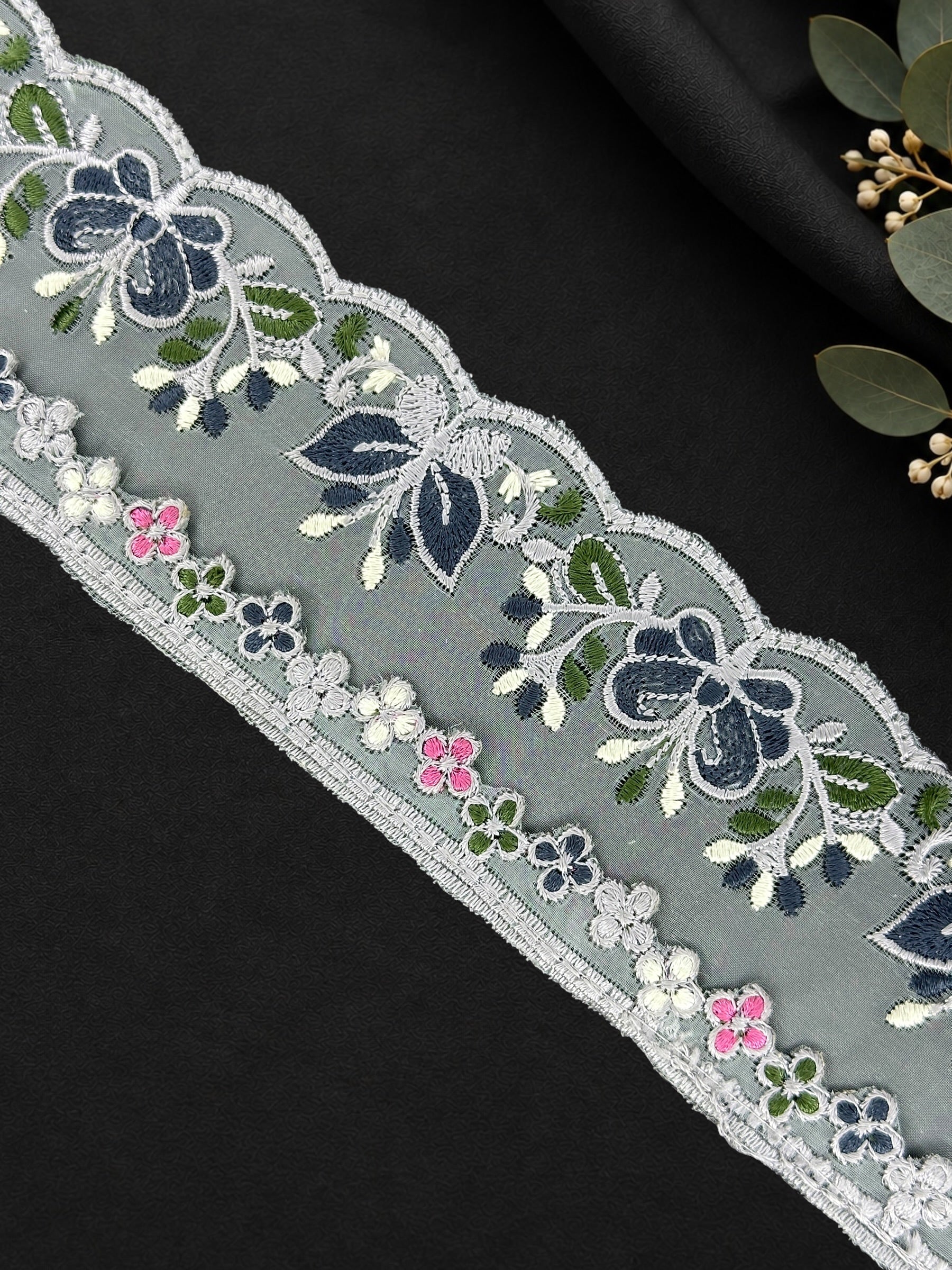 Organza Border - FL-023