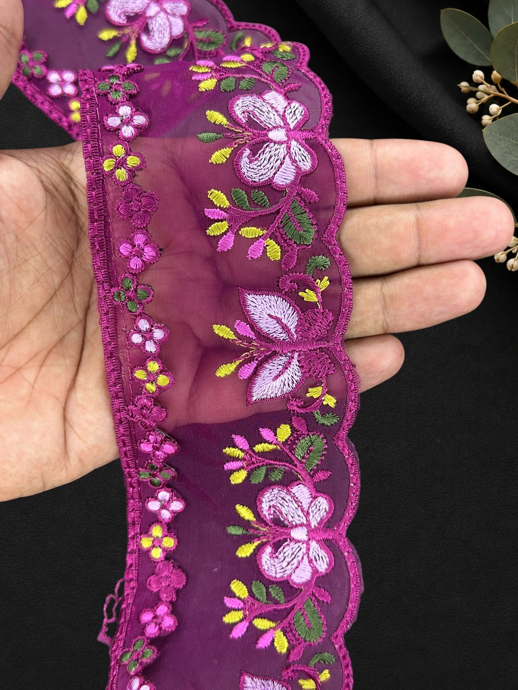 Organza Border - FL-022