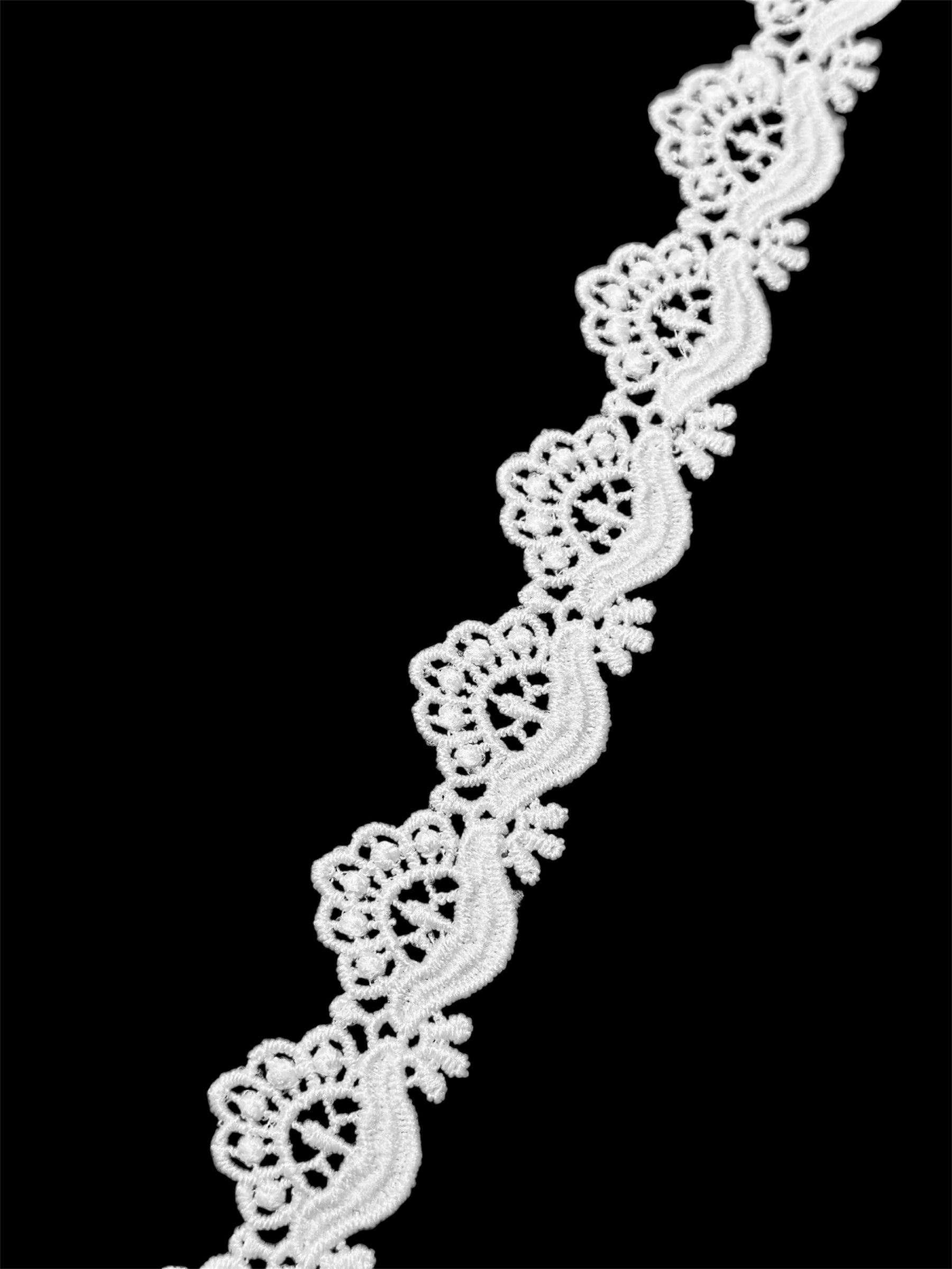 Designer Milky Lace / Dupatta Size- ( L115 )