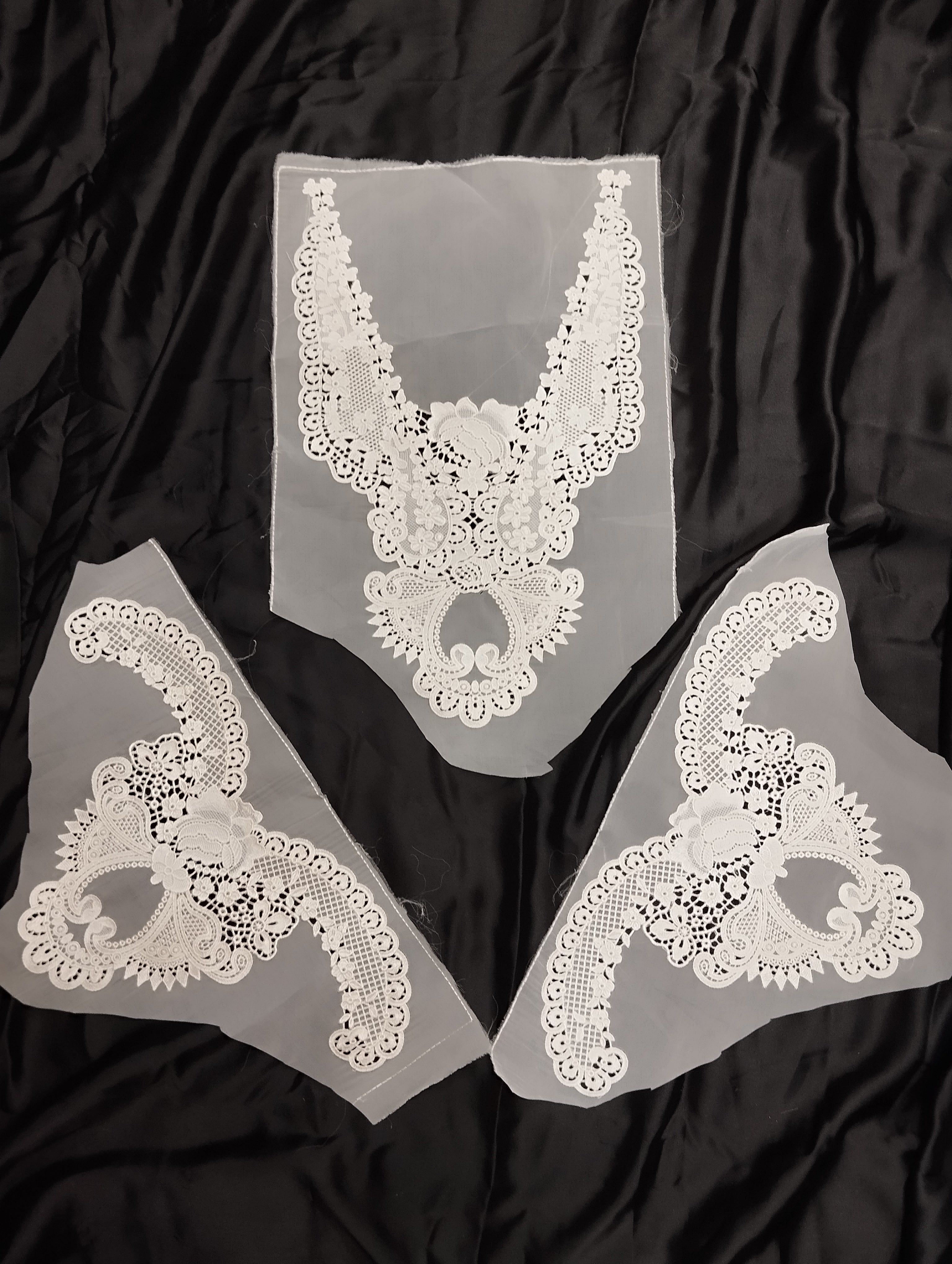 🎀 3D Designer Neckline & corners   - ( N004 )